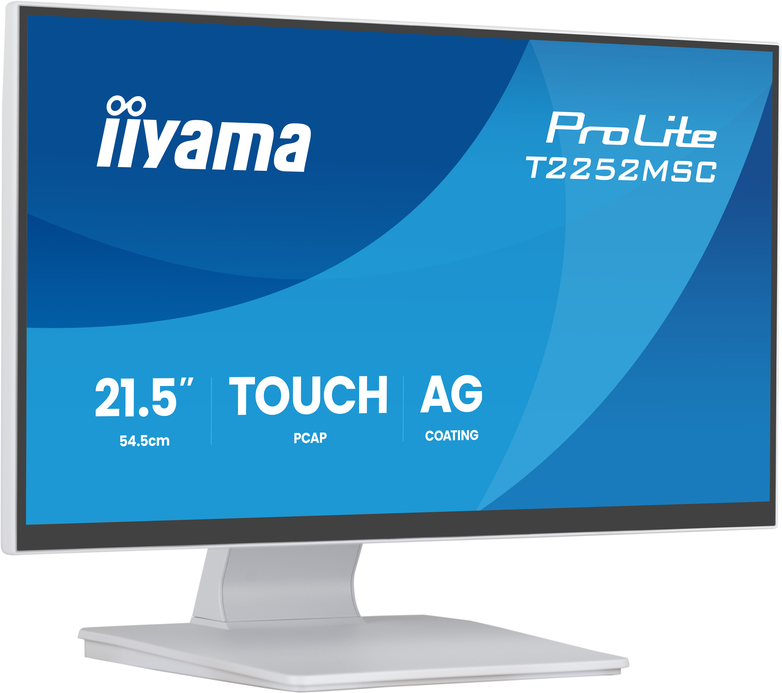 IIYAMA 54.5cm (21,5) T2252MSC-W2AG 16:9 Touch HDMI+DP+2xUSB