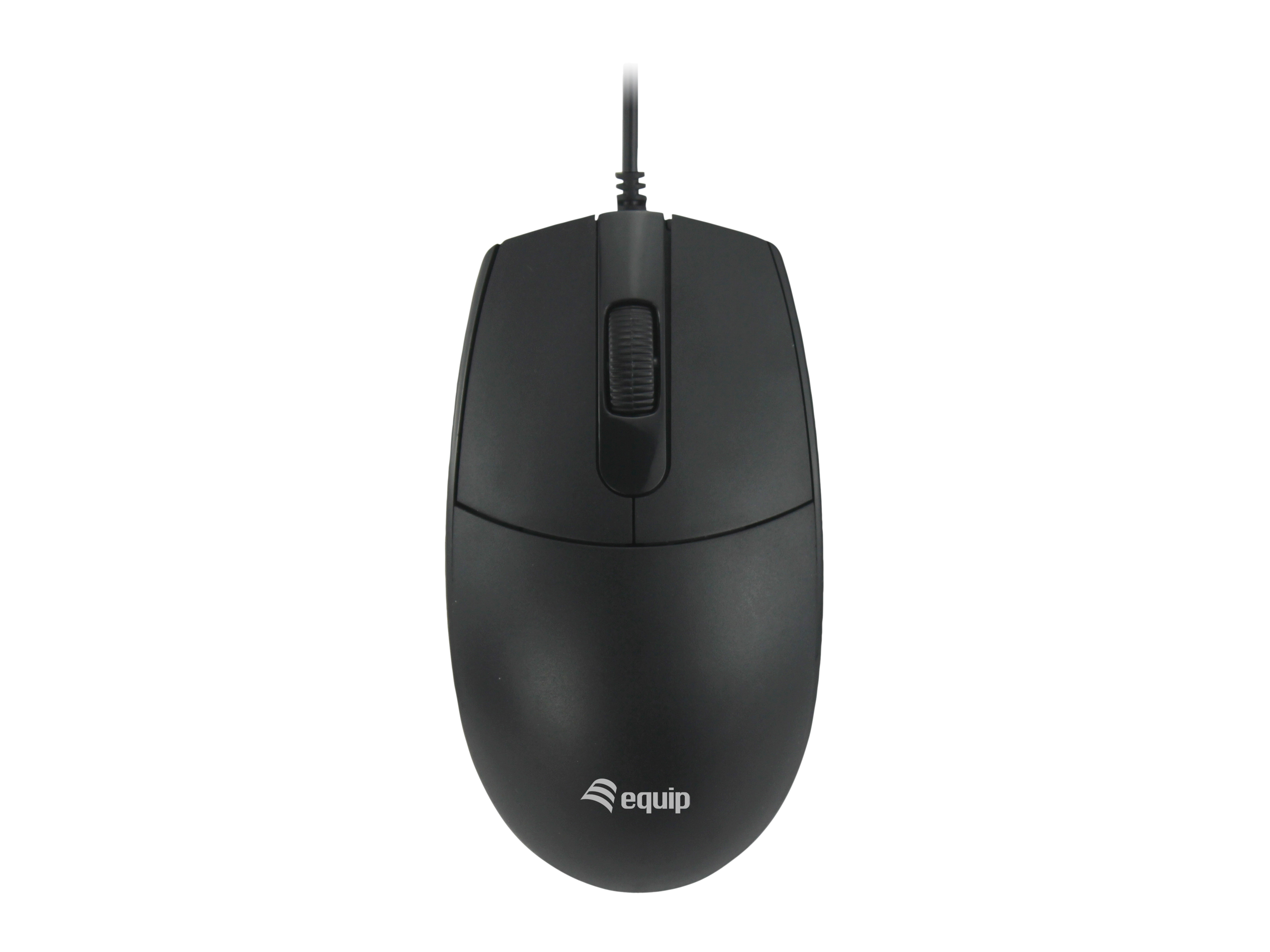 Equip Silent-Maus USB-A Stecker L+R 1.50m schwarz