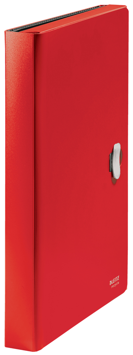 LEITZ Fächermappe recycle 4624 5 Fächer rot, 1 St.