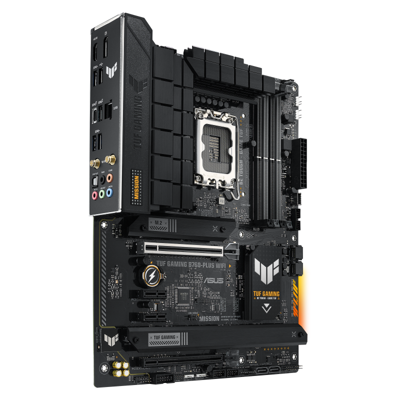 ASUS TUF GAMING B760-PLUS WIFI LGA 1700 4DDR5 ATX 4xSATA MB 1xHDMI 2.1 1xDP 1.4 3xM.2