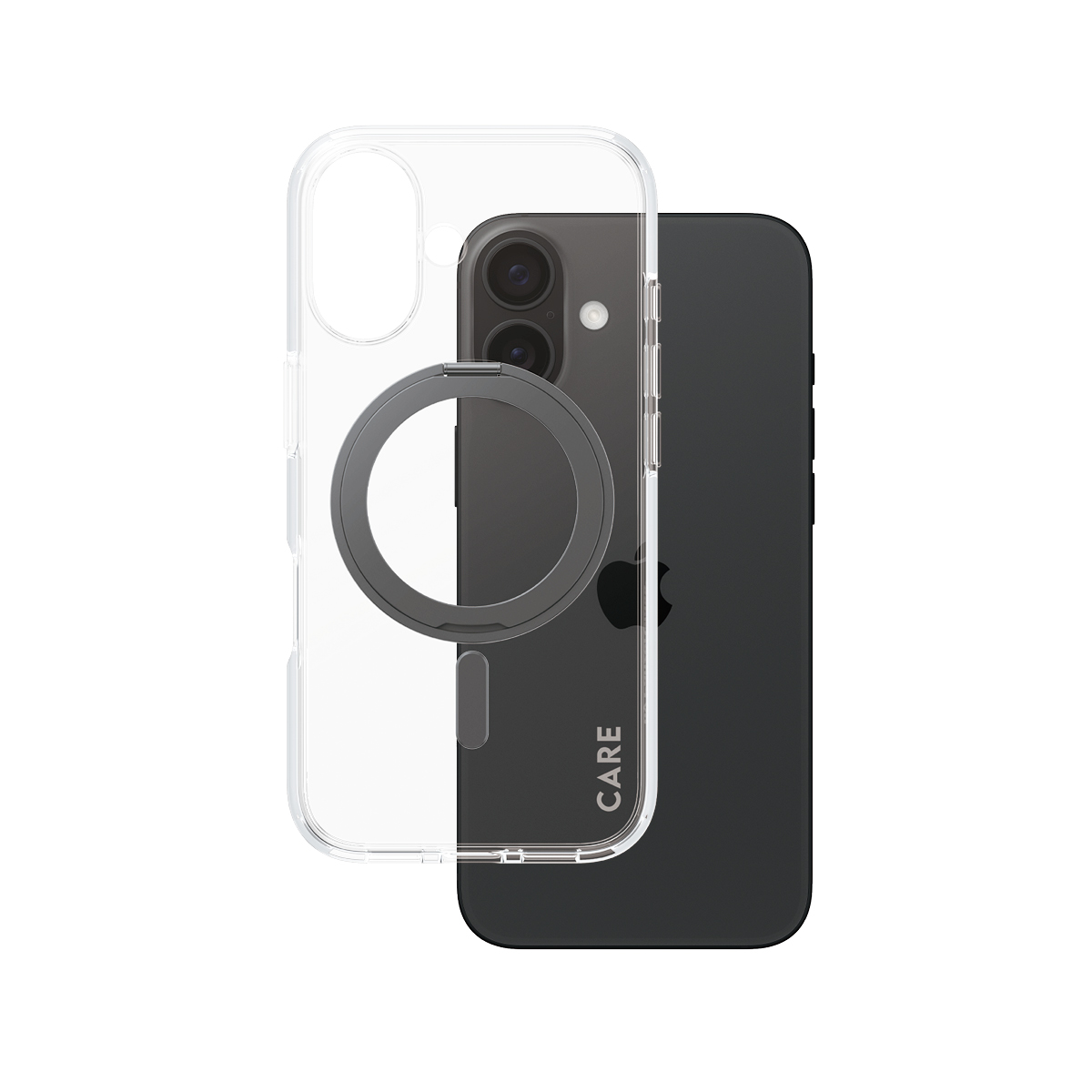 CARE BY PANZERGLASS CASE FEATURE BLACK KICKSTAND/MAGSAFE