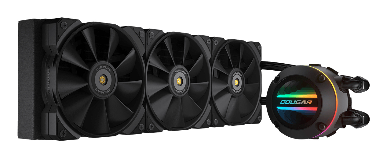 COUGAR CPU Wasserkühlung Poseidon-GT 360, ARGB, Schwarz