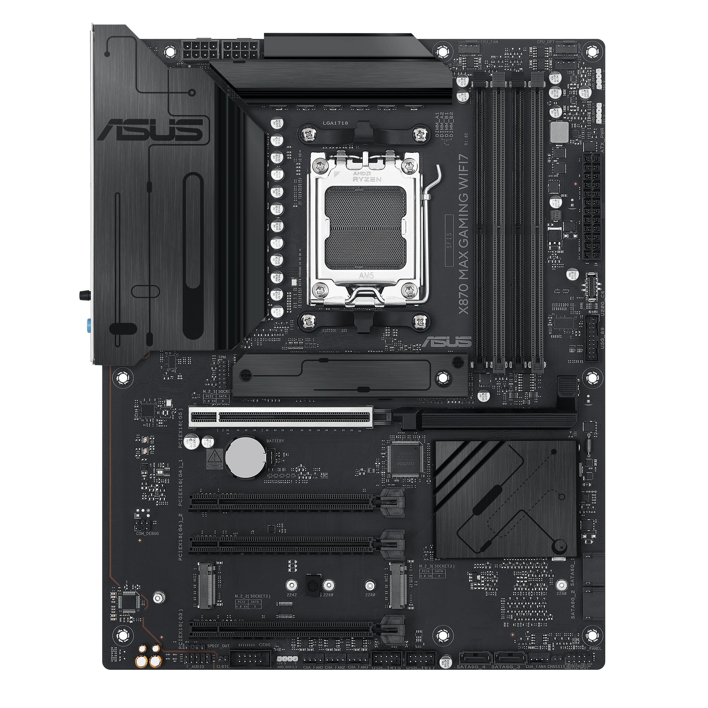 ASUS X870 MAX GAMING WIFI7 AM5 MB 4xDDR5