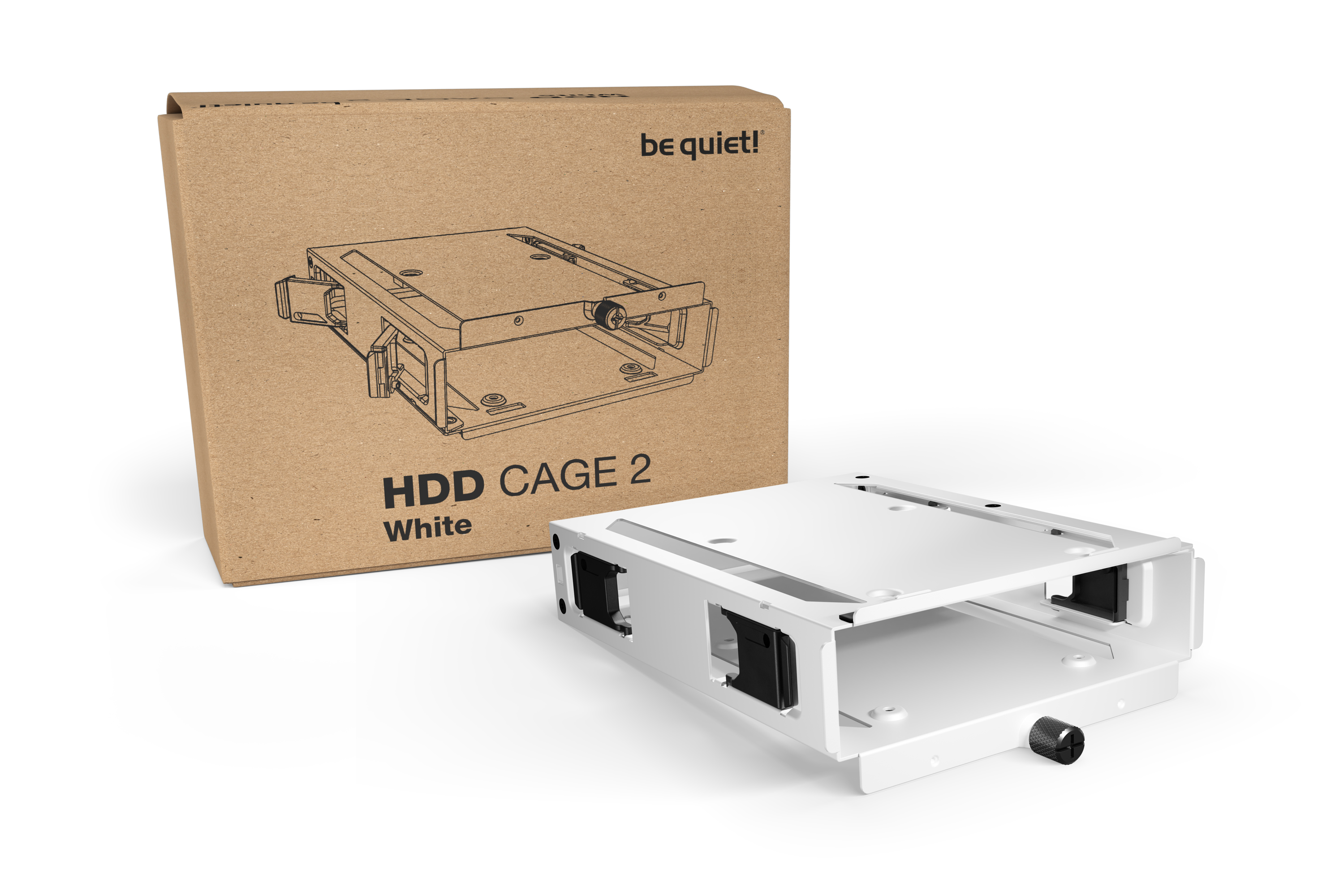 HDD CAGE 2 WHITE, Einbaurahmen