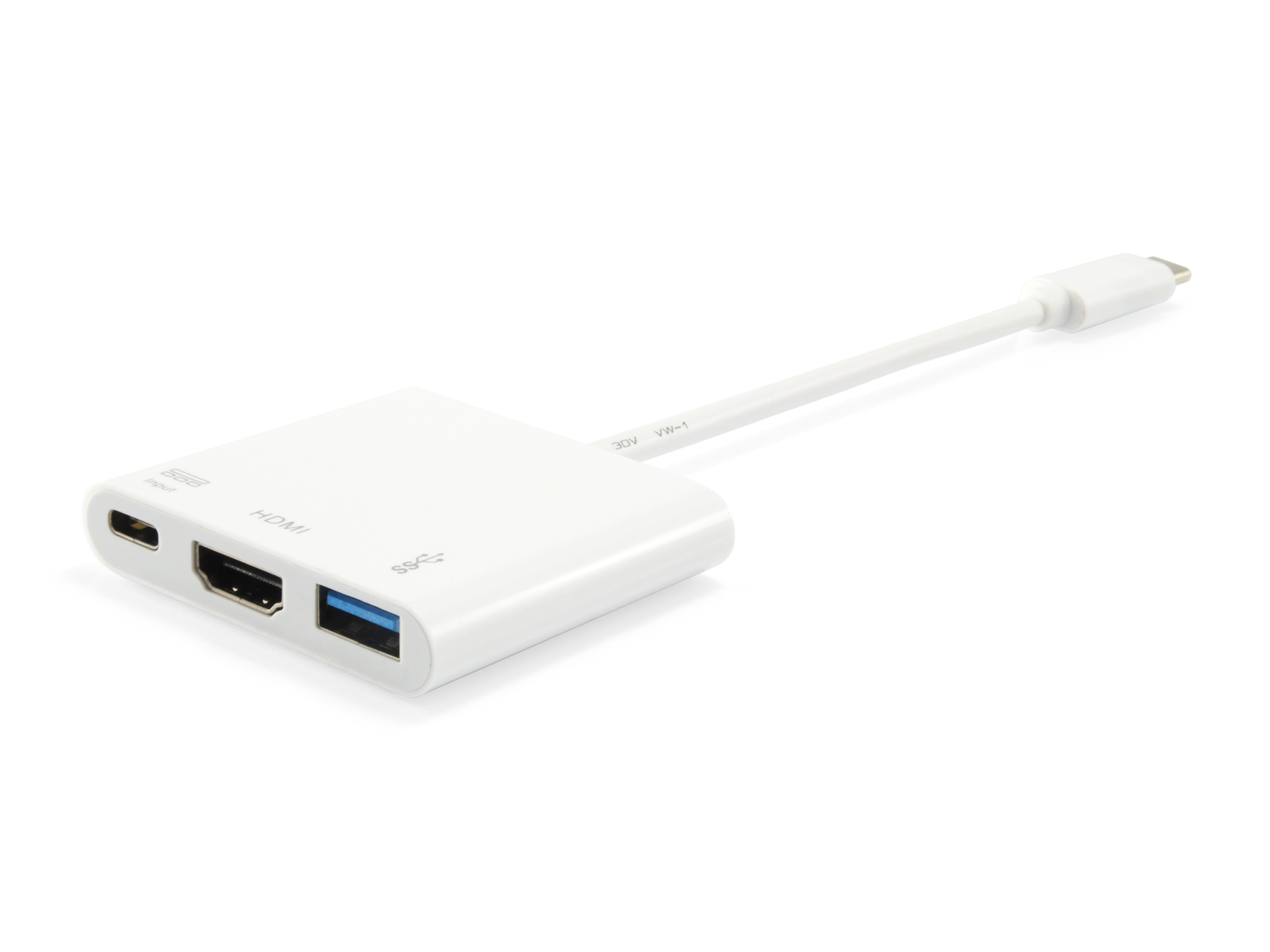 Equip Dock 3-1 USB-C->HDMI,USB-A,60W USB-C 0.15m