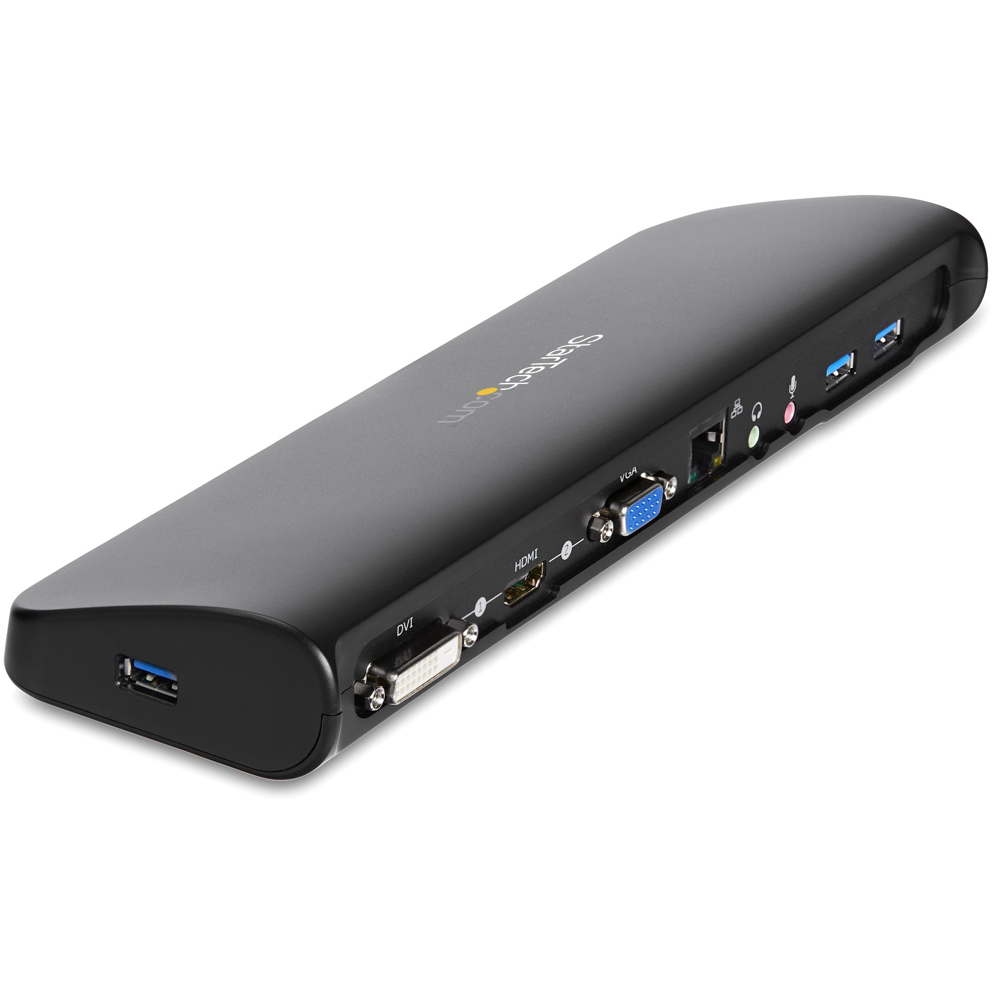 StarTech.com USB3SDOCKHDV Dockingstation Dual Monitor HDMI/DVI/VGA 3 x USB-A Schwarz