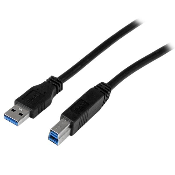 STARTECH.COM 2m 6ft Certified SuperSpeed USB 3.0 A to B Cable - M/M