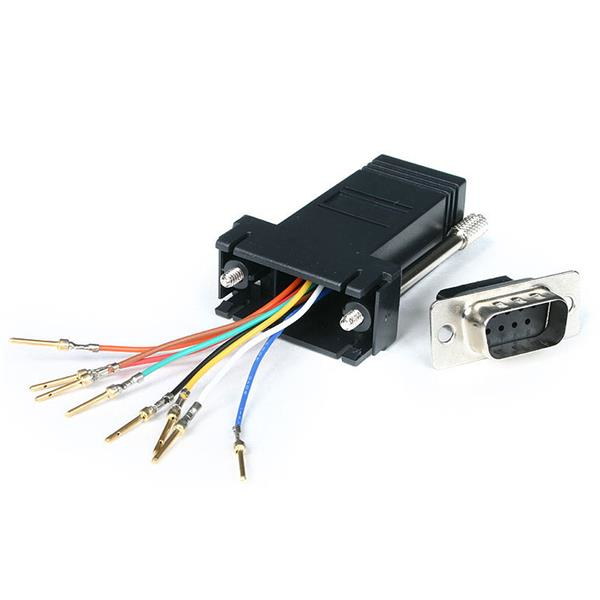 StarTech.com DB9 auf RJ45 Modular-Adapter GC98MF schwarz