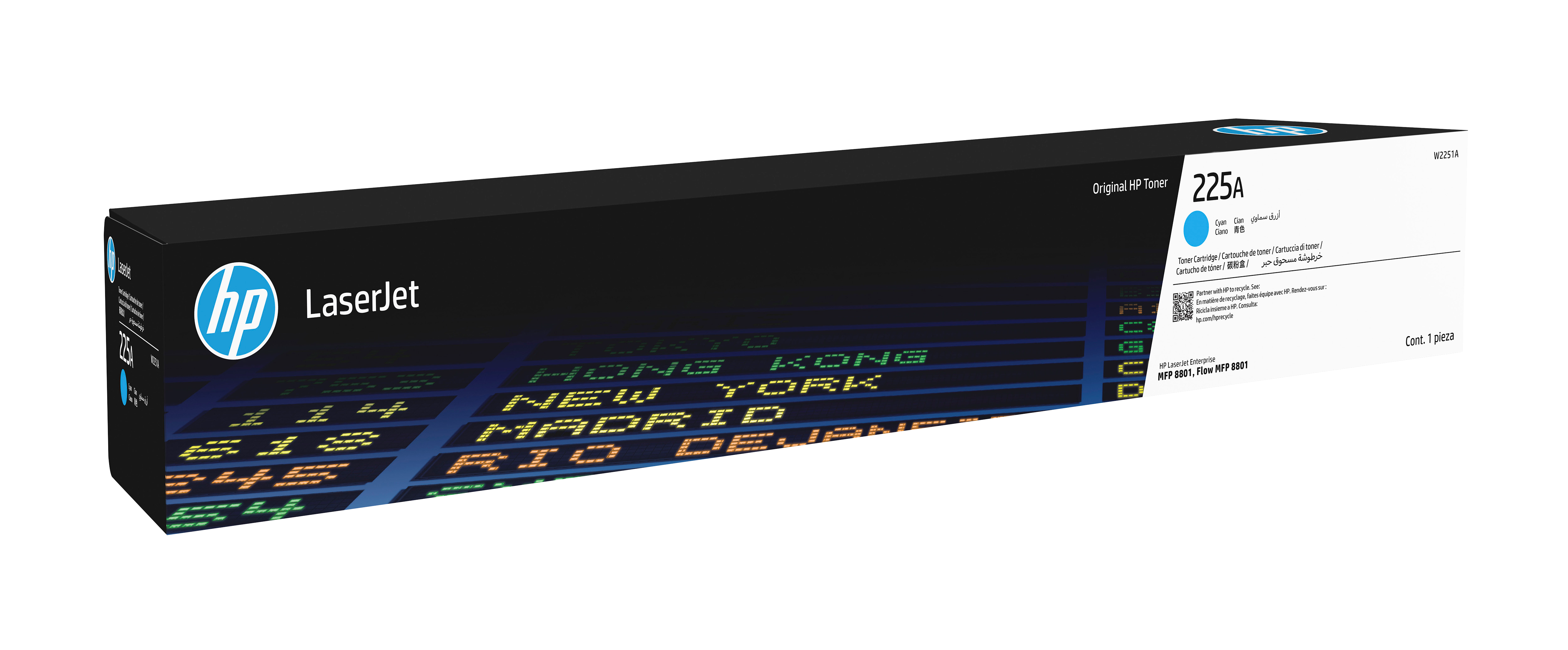 HP 225A (W2251A) cyan Tonerkartusche