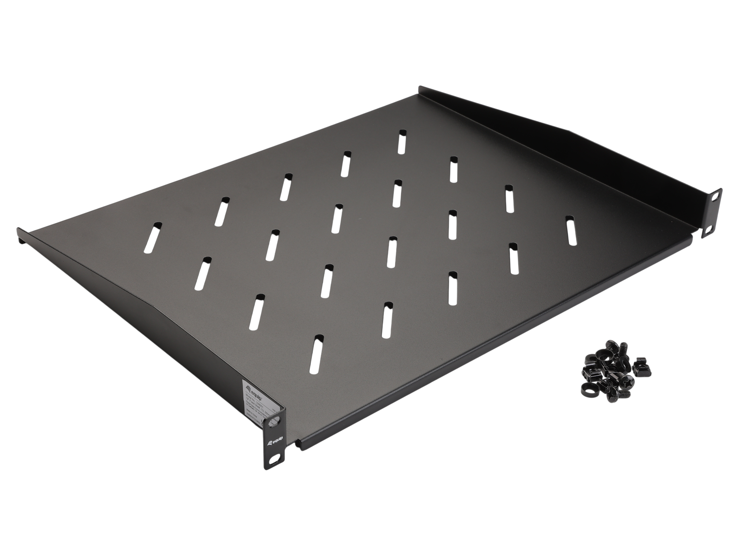 Equip 19 Fachboden fest für Serverschränke 35cm 1U schwarz