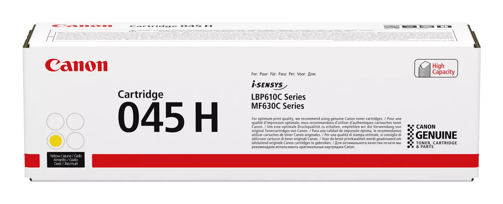 Toner Canon 045H Y yellow 2200 Seiten