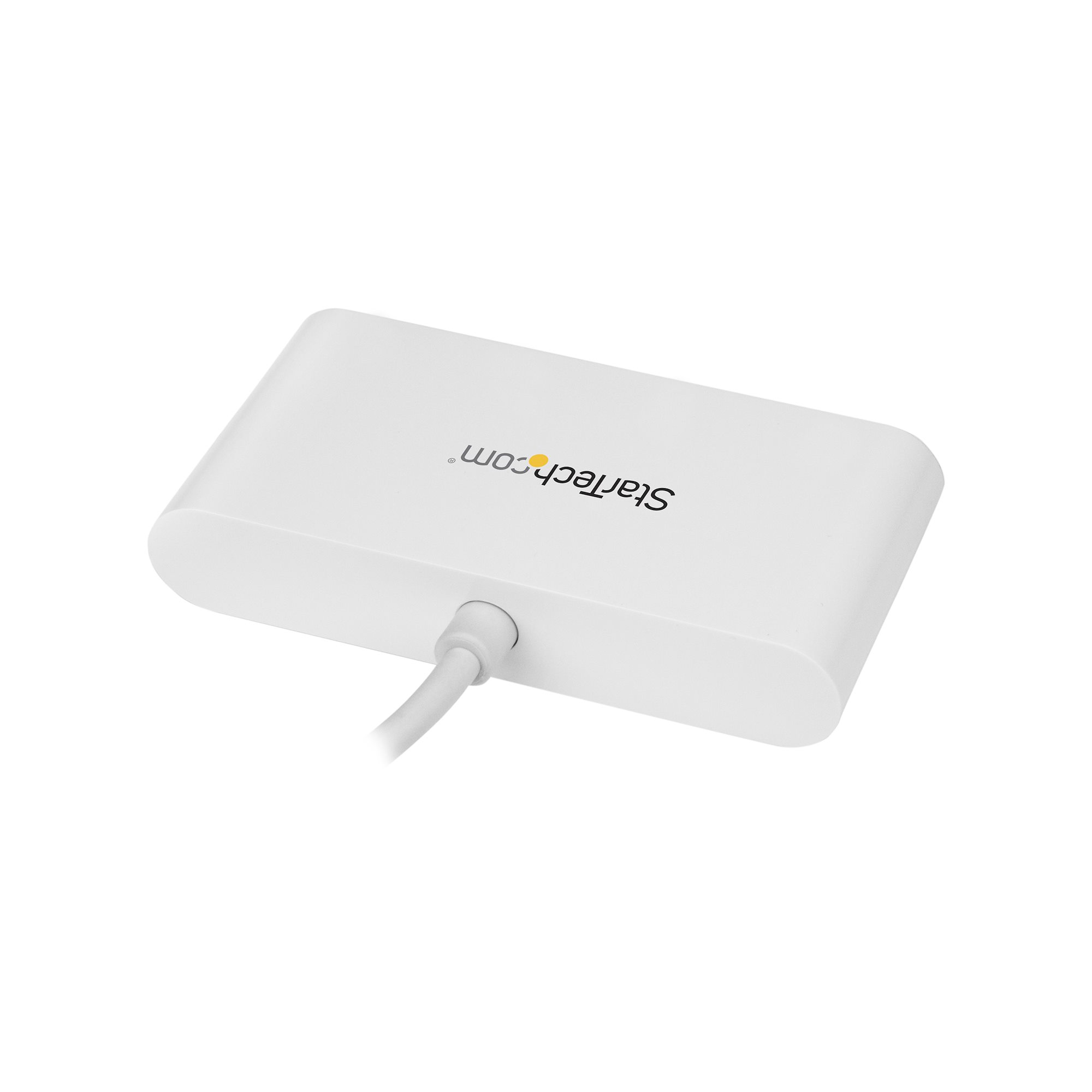 STARTECH.COM USB-C Hub - 4 Port USB 3.0 - USB C auf 4x USB-A - Bus Powered - Weiss - Kompakter USB C Hub - USB Typ-C Adapter