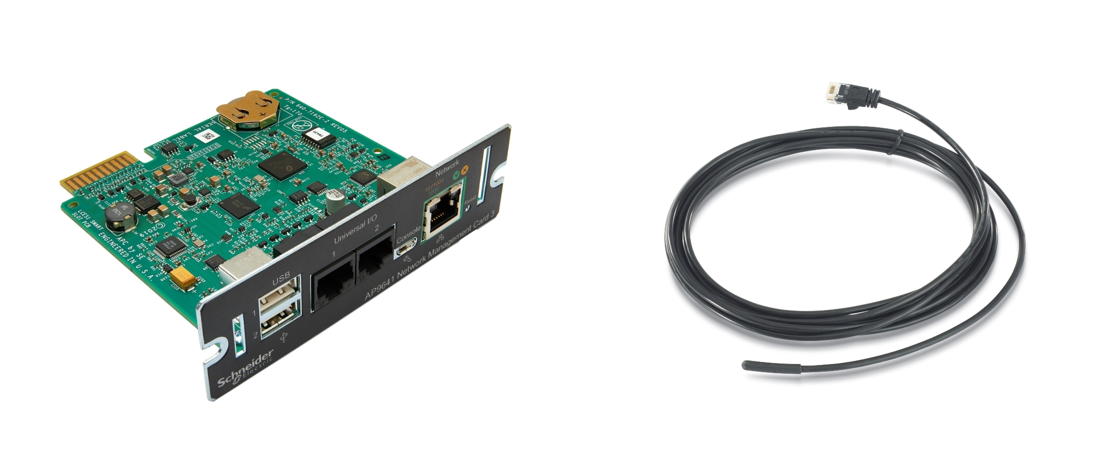 APC Network Management Card 3 with PowerChute Network Shutdown & Environmental Monitoring Remote management adapter 1GbE