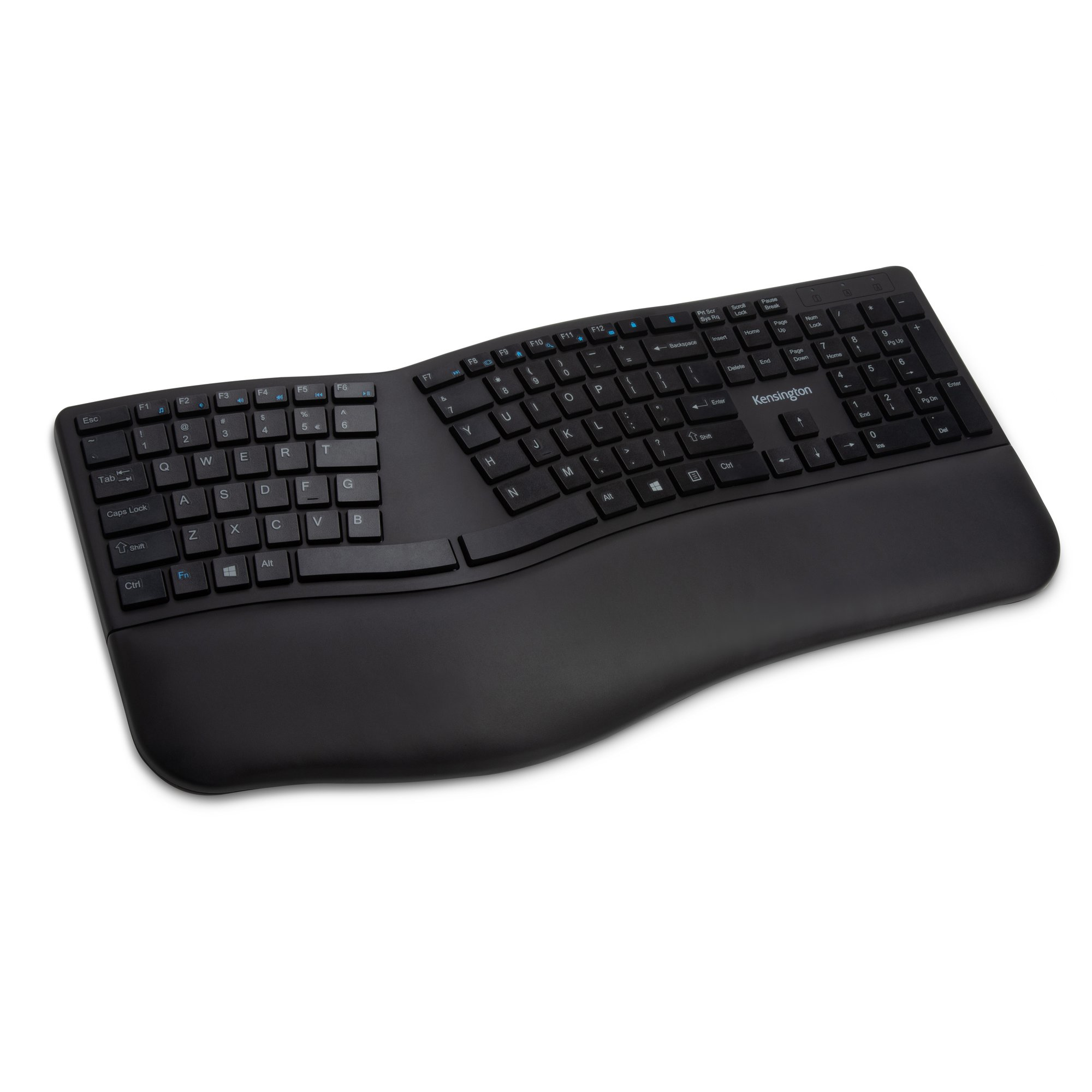 Kensington Pro Fit® ergonomische Tastatur kabellos schwarz