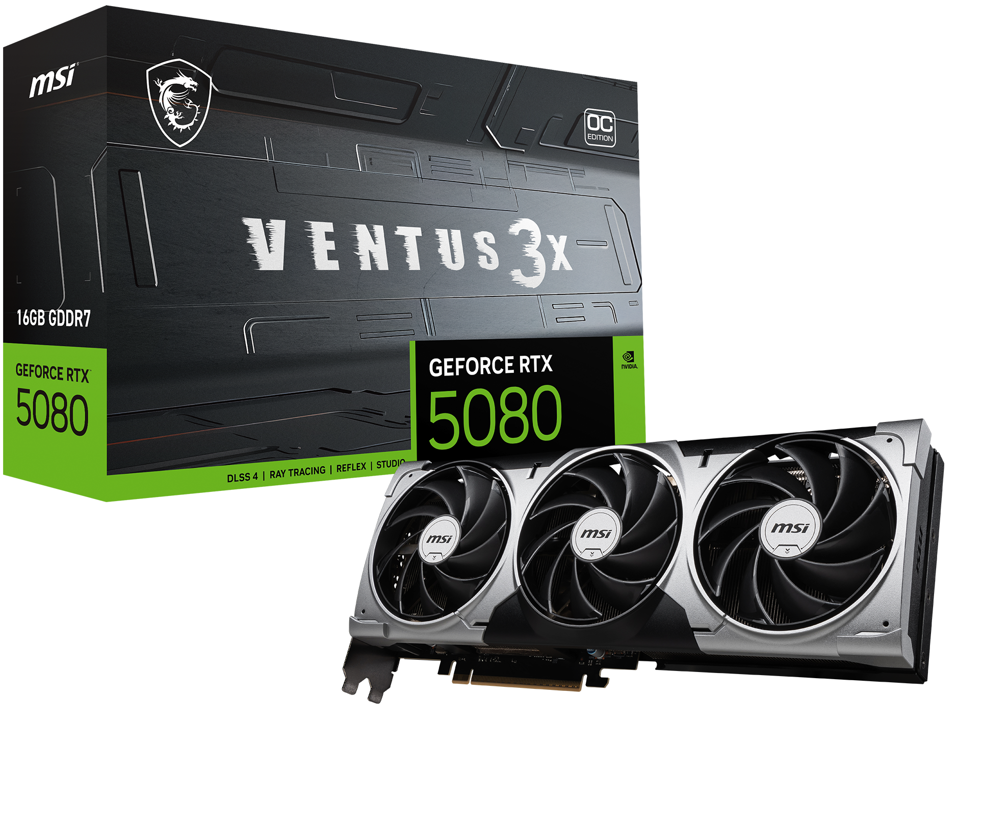 GeForce RTX 5080 VENTUS 3X OC, Grafikkarte