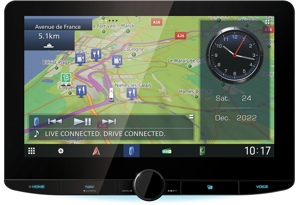 Kenwood DNR992RVS USB/BT/Navi/Camper/LKW 10,1''HD Display