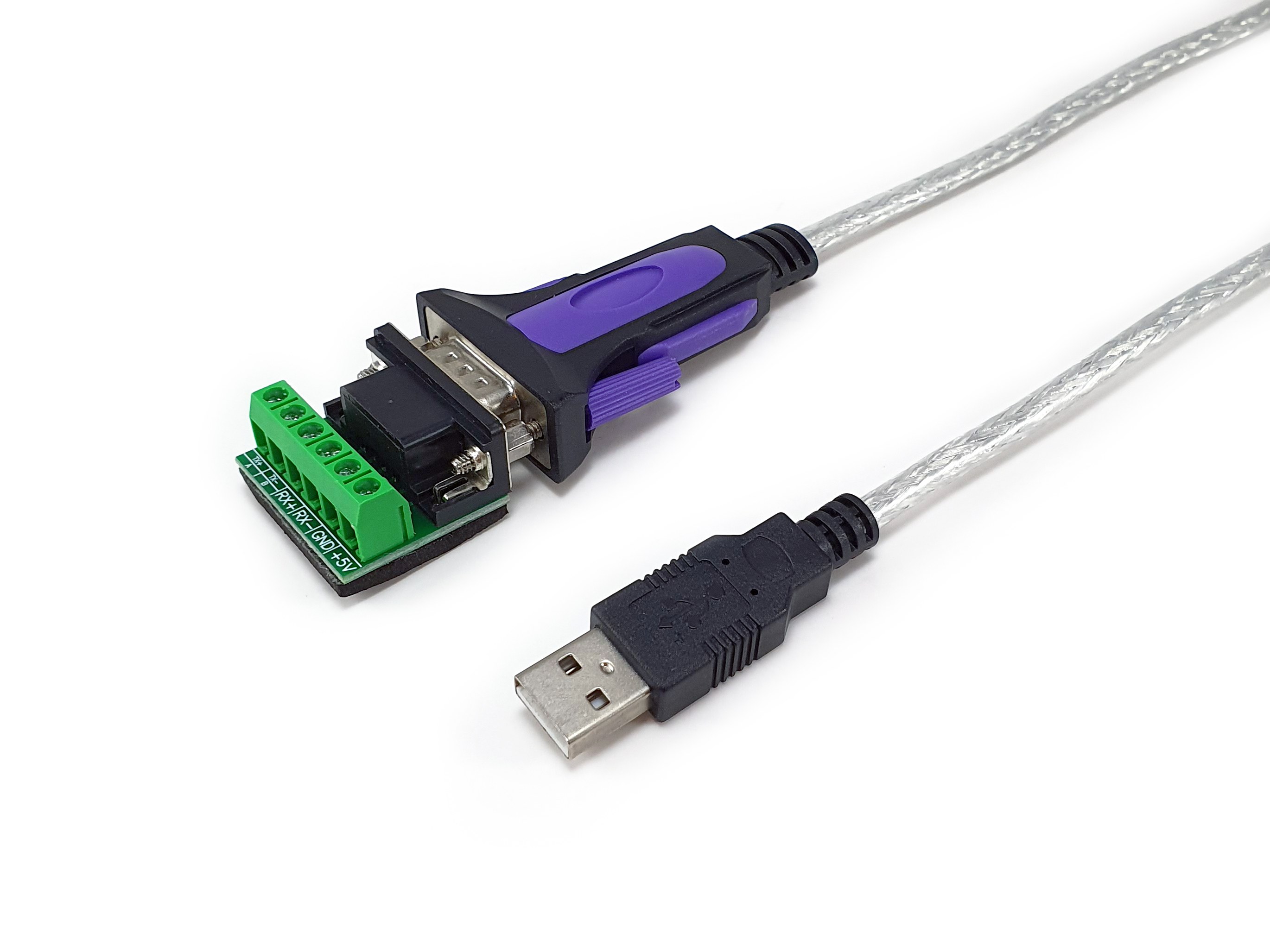 Equip Adapter USB-A->Serial RS422/RS485 FTDI St/St 1.50m