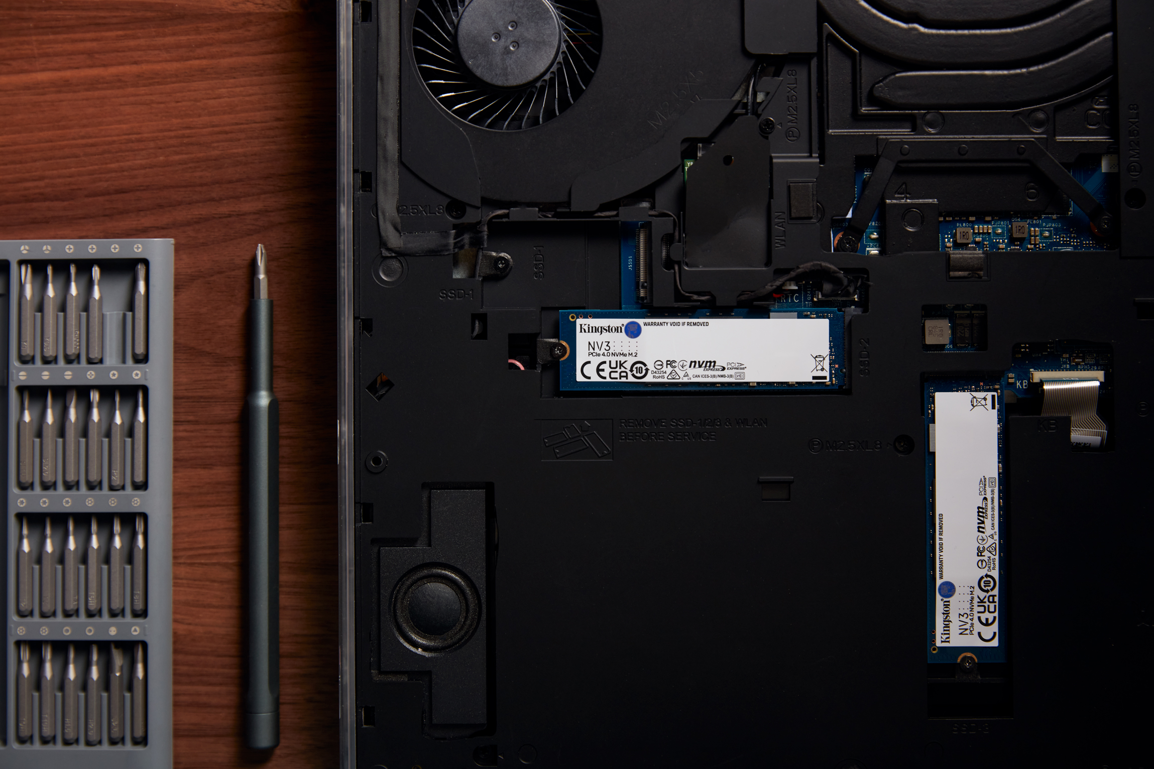 Kingston SNV3S/1000G - SSD - 1 TB - intern - M.2 2280 - PCIe 4.0 x4 (NVMe)