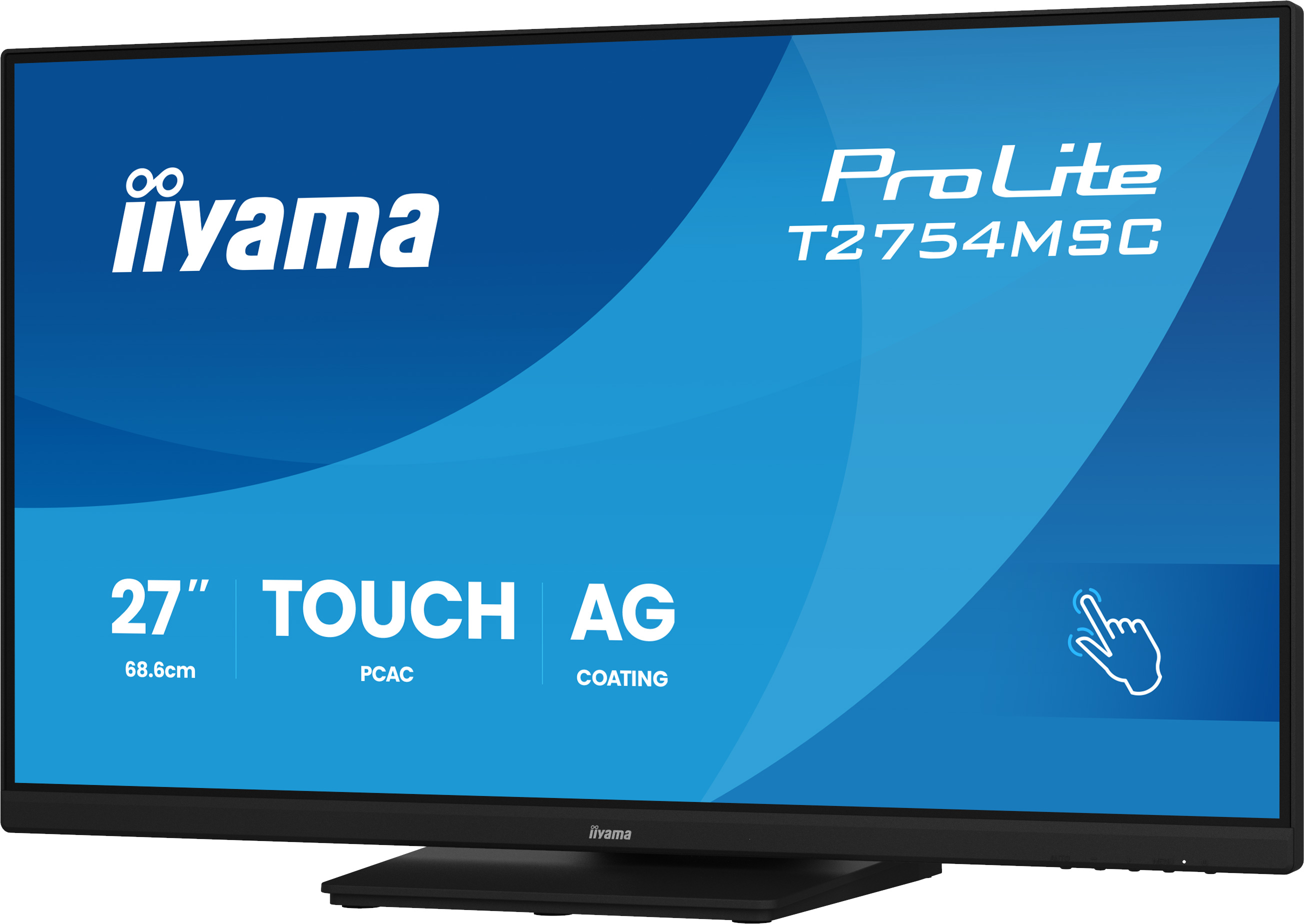 IIYAMA 68.6cm (27) T2754MSC-B2AG 16:9 M-Touch VGA+HDMI