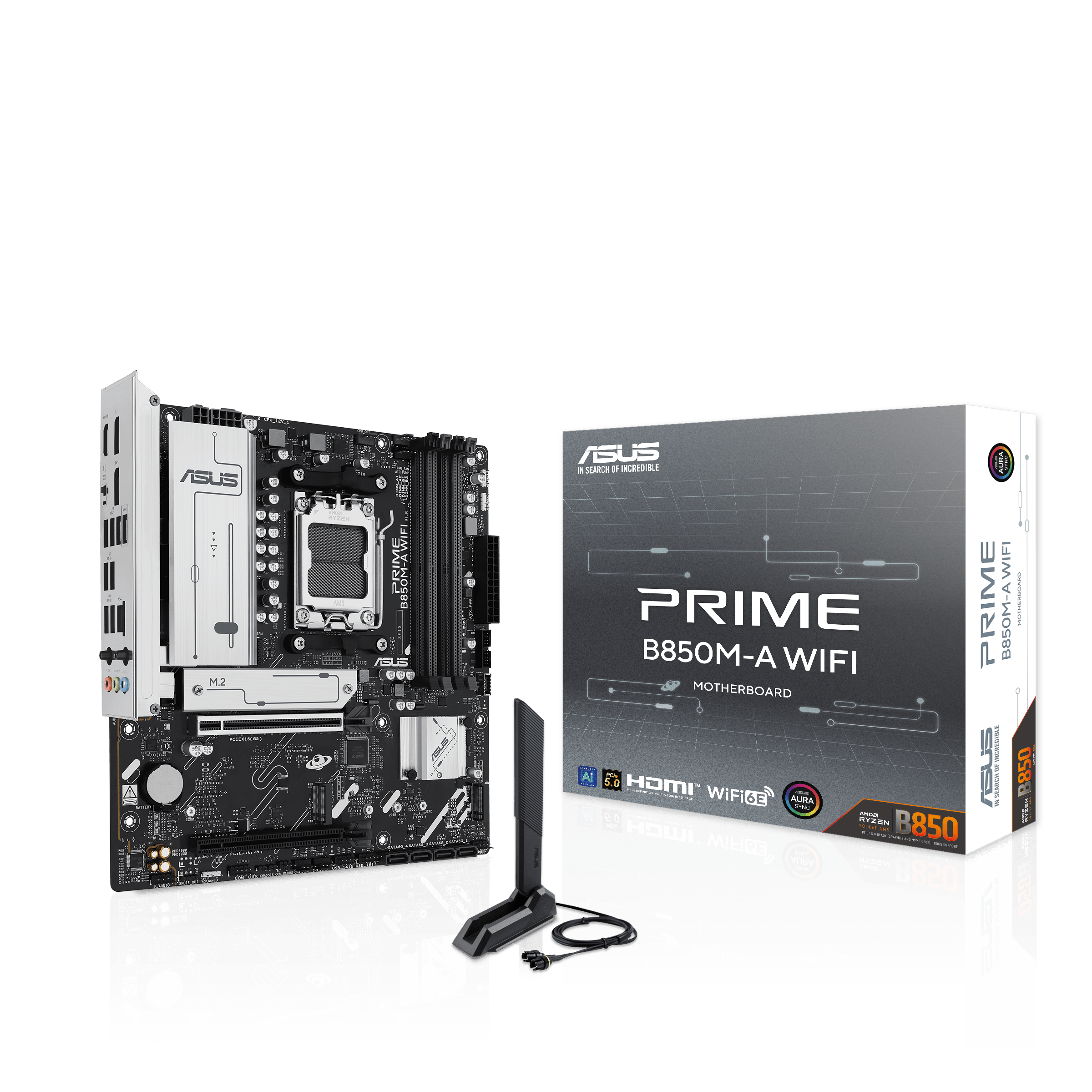 ASUS PRIME B850M-A WIFI AM5 MB 4xDDR5