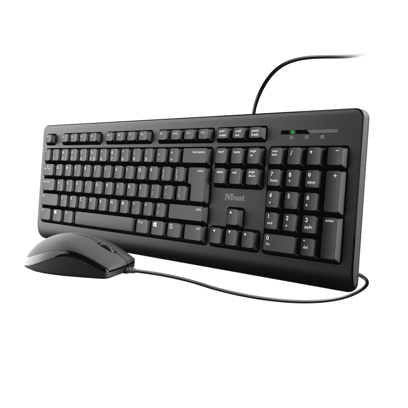 PRIMOKEYBOARD AND MOUSE SET QWERTZ WIRED