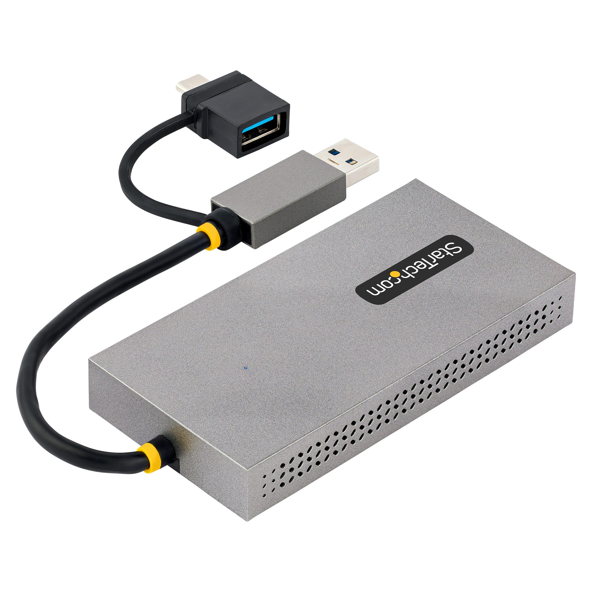 USB TO DUAL HDMI ADAPTER USB-A OR C 1X 4K 30HZ 1X 1080P