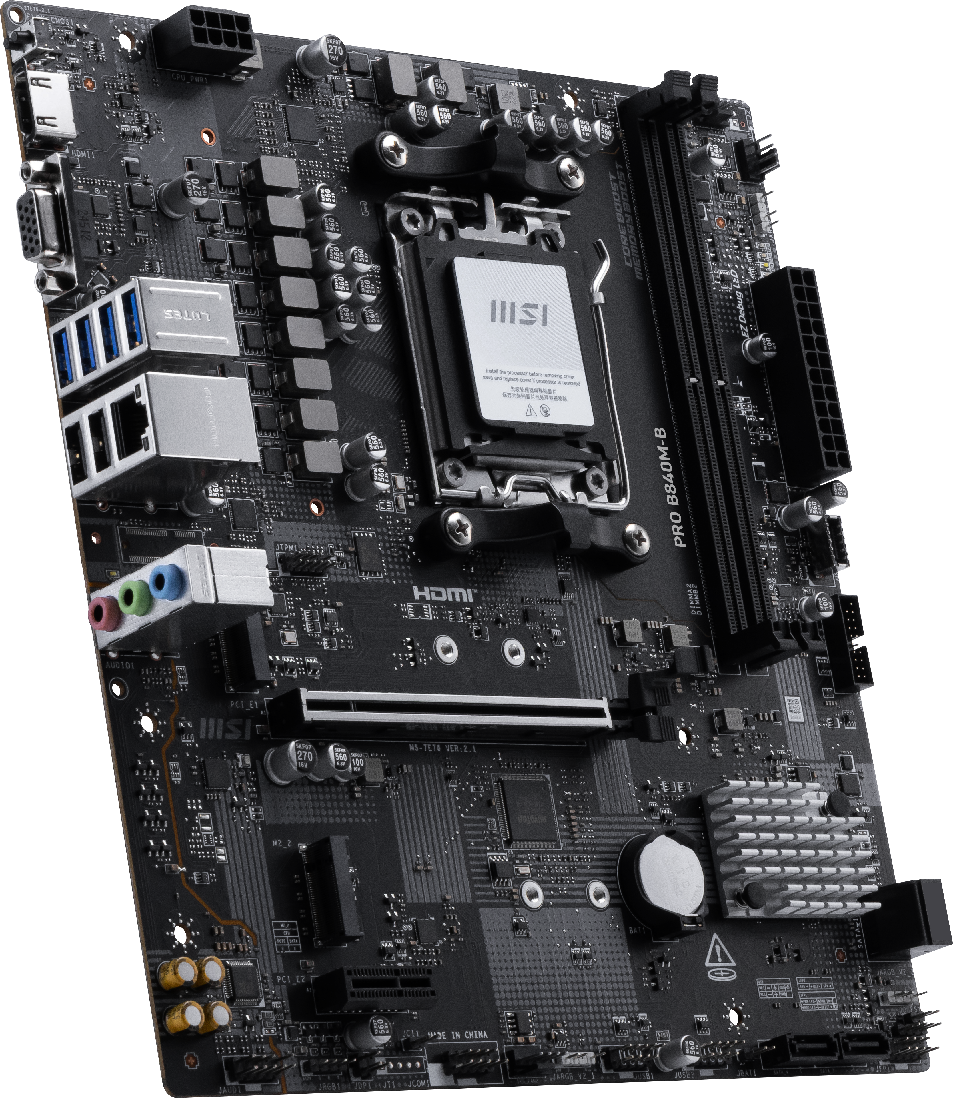 MSI PRO B840M-B AM5 mATX MB