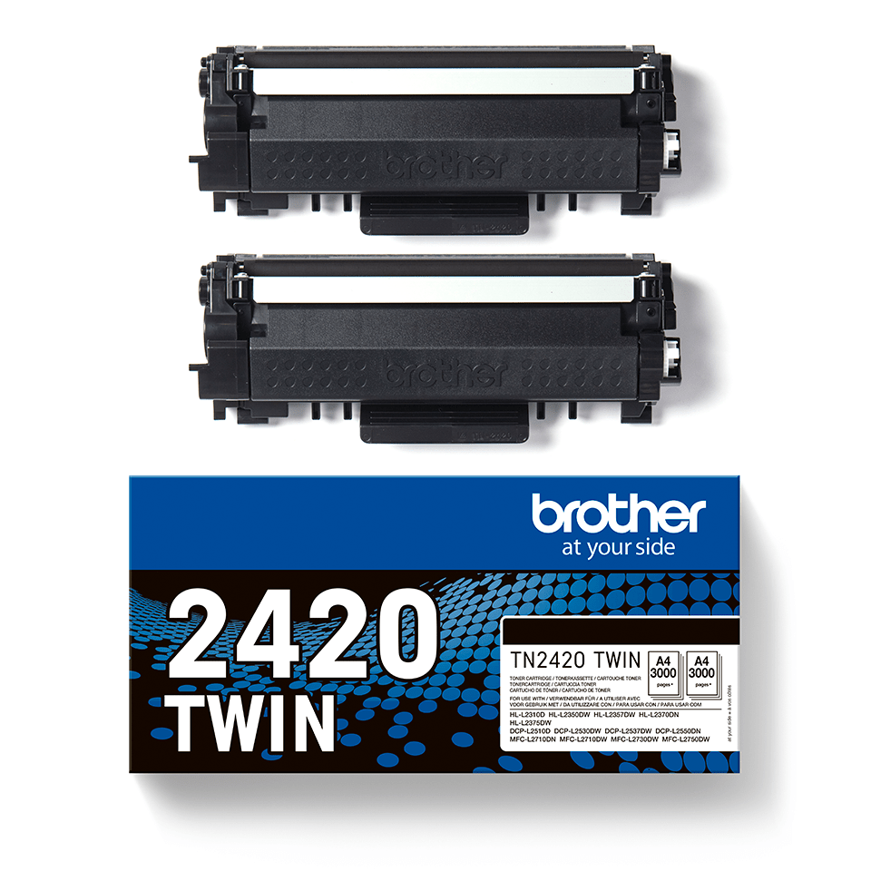 TN-2420TWIN TONER F. HLL2310D/5 /50DN/MFCL2710DN/10DW/30DW/50DW