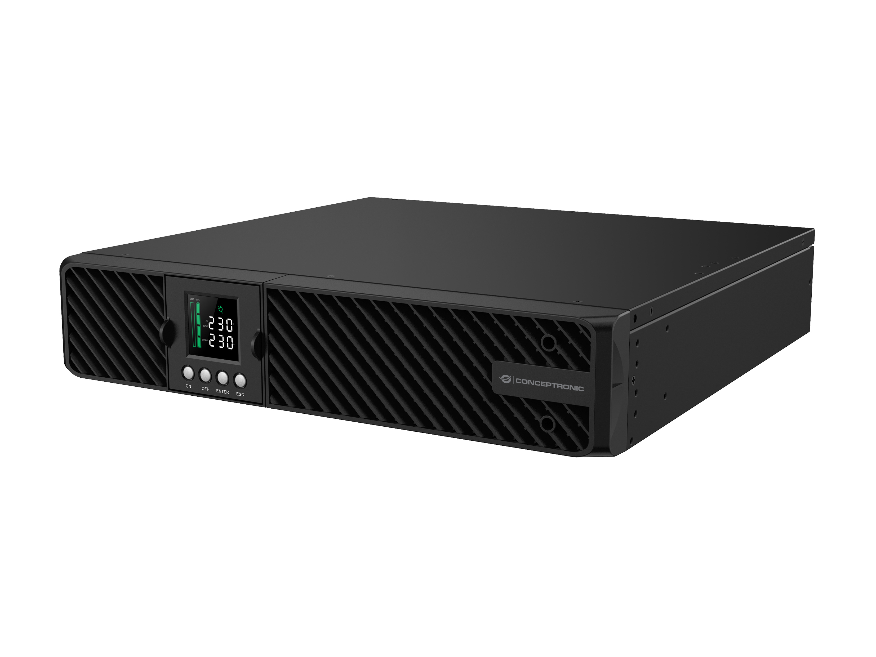 CONCEPTRONIC USV 2000VA/2000W/8xIEC/HID USB/+ Rack/Tower sw