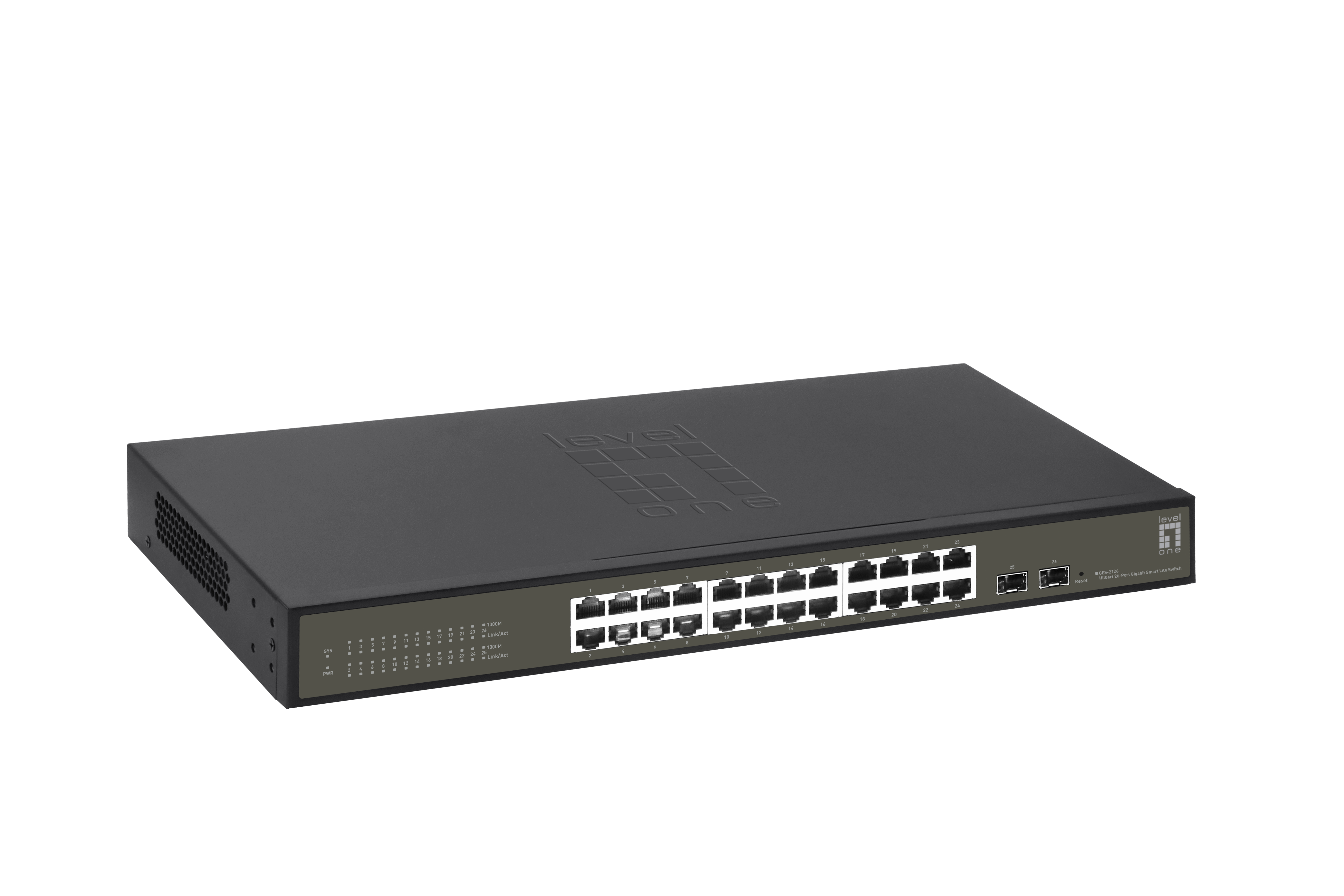 LevelOne Switch 24xGE/2xSFP 19 Hilbert SL