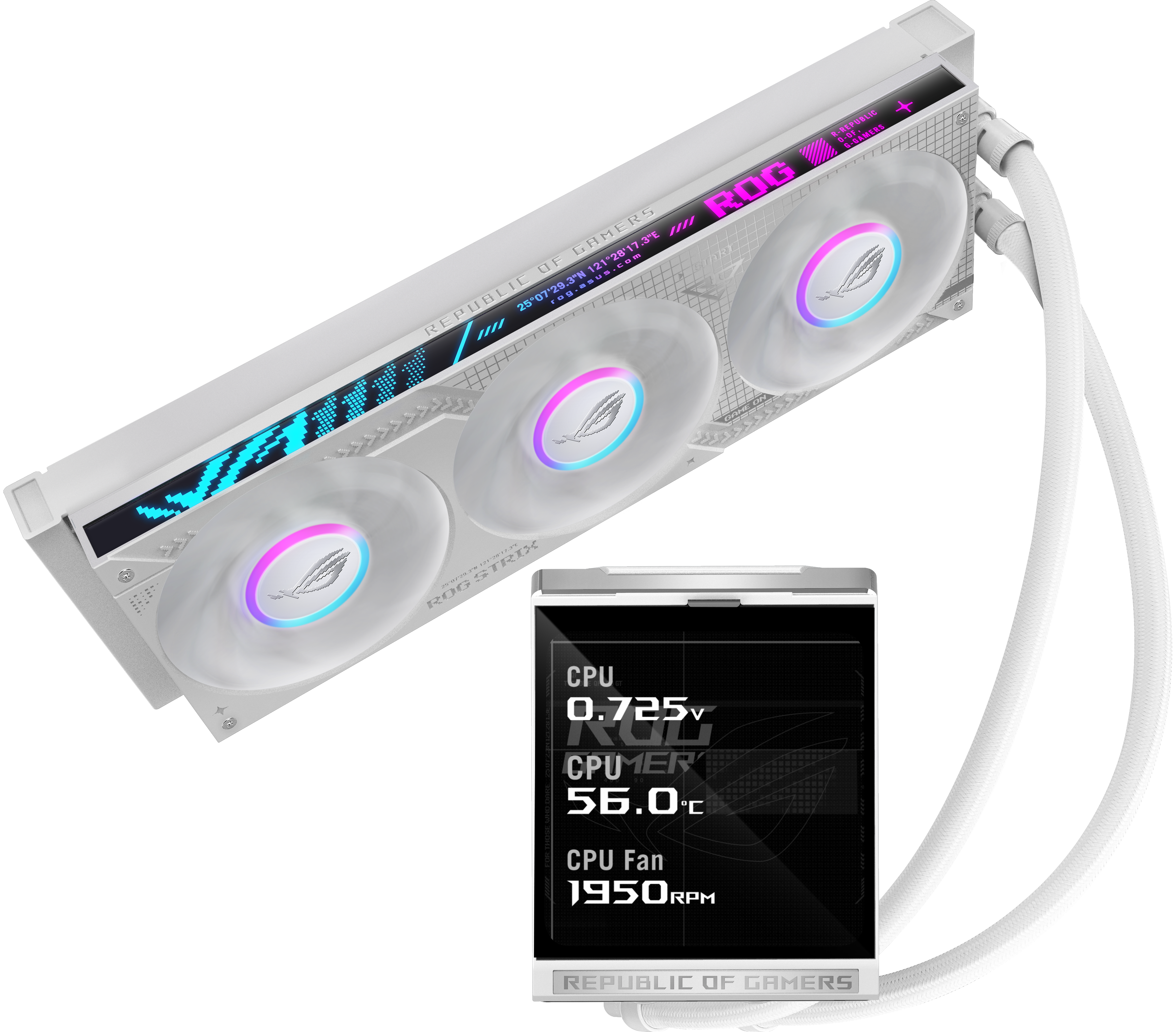 ASUS ROG STRIX LC IV 360 ARGB LCD WHITE