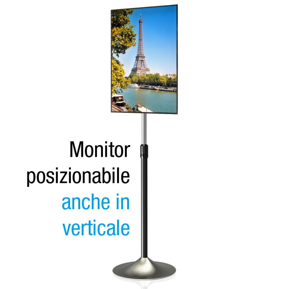 Techly TV LED/LCD Standfuß rund, 13-27