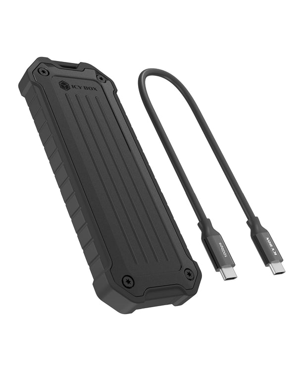 Geh. IcyBox für NVMe M.2/SATA SSD 10Gbps USB3.2 GEN2 Type-C