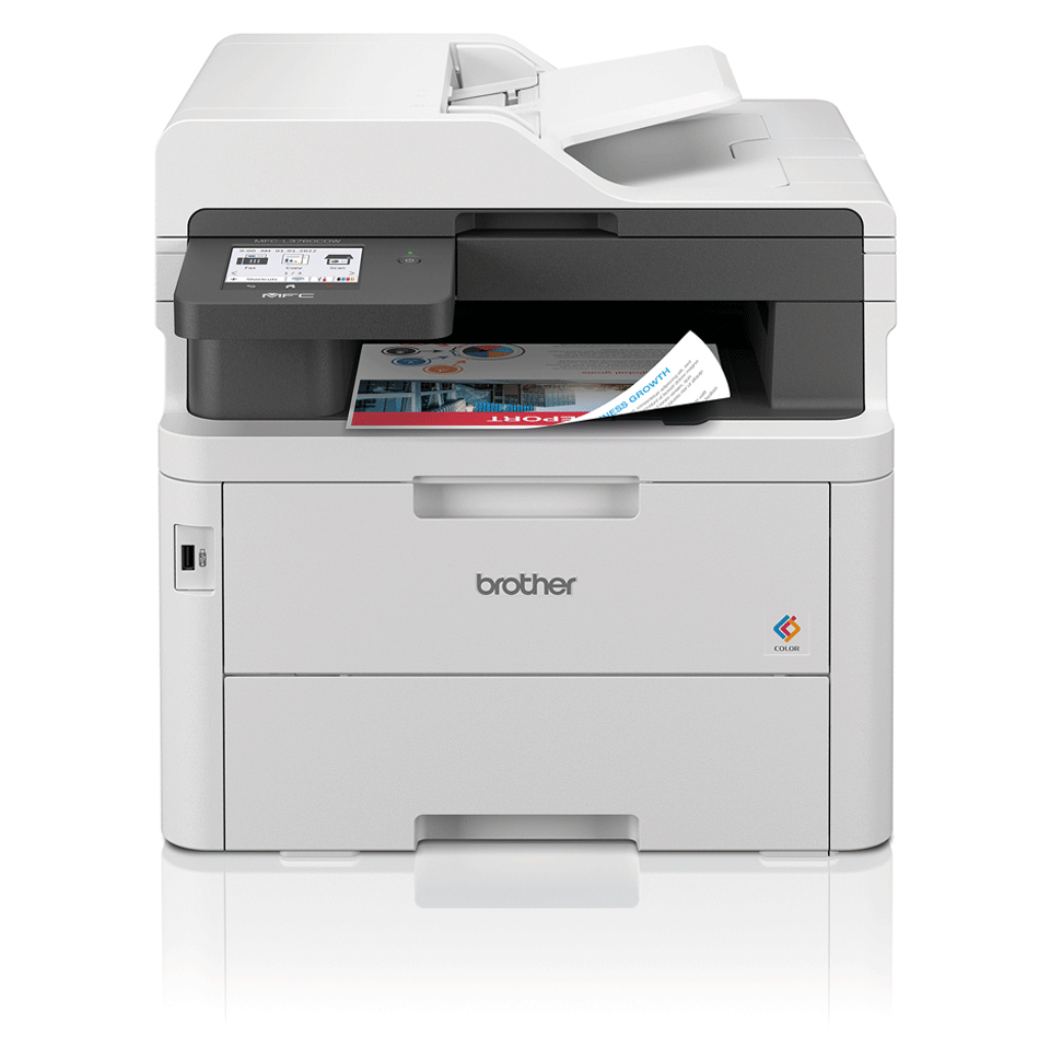 brother MFC-L3760CDW 4 in 1 Farblaser-Multifunktionsdrucker grau