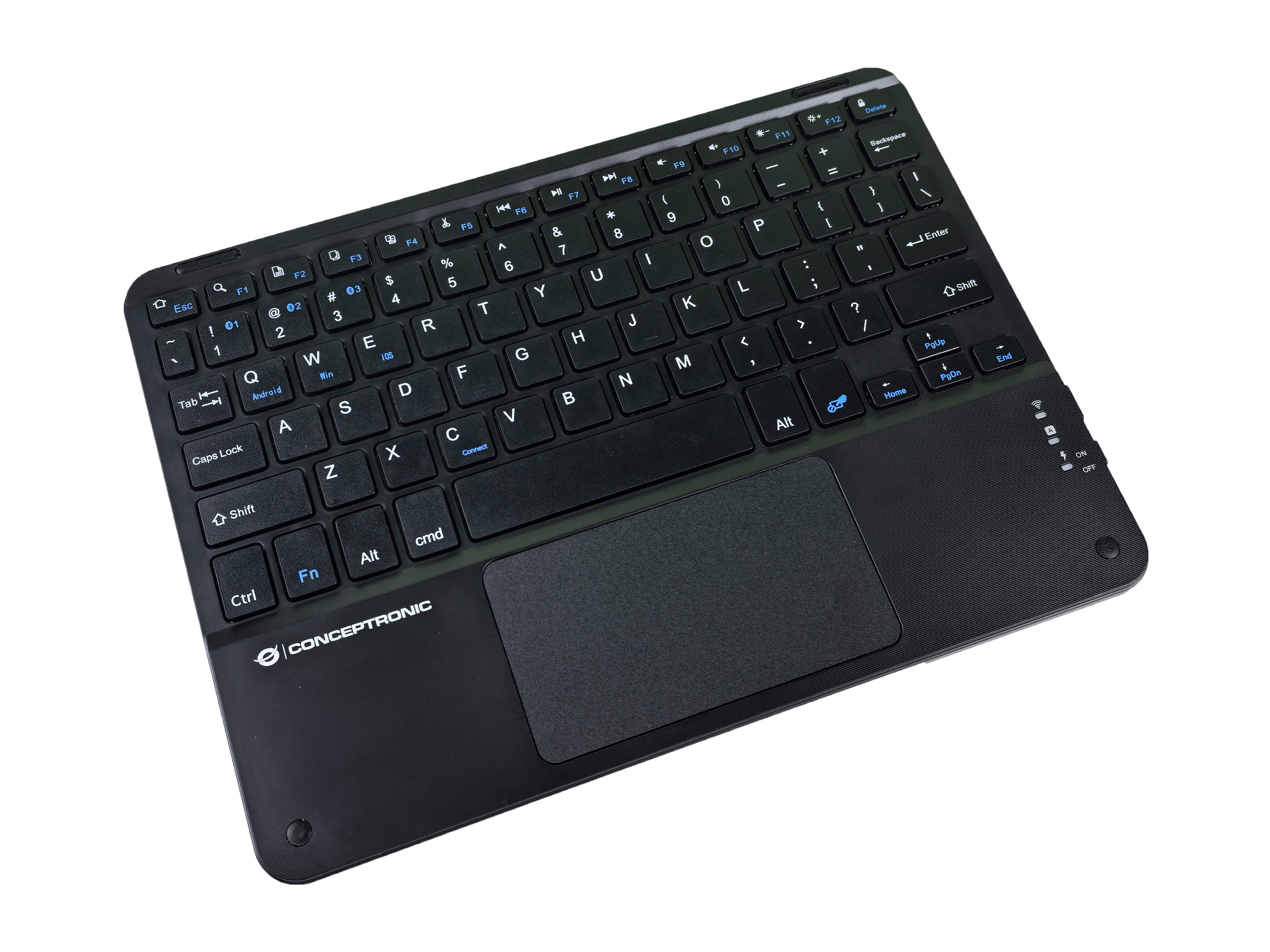 CONCEPTRONIC 10 Wireless Tastatur BT5.4 Layout US schwarz