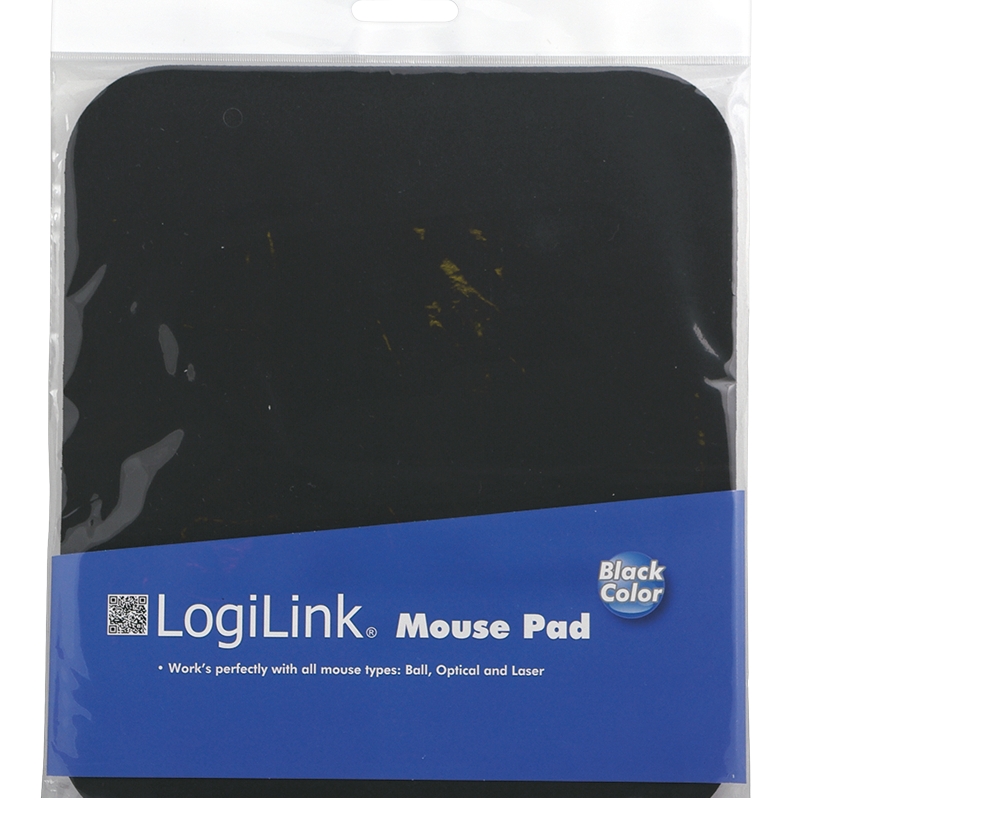 LogiLink Mauspad schwarz