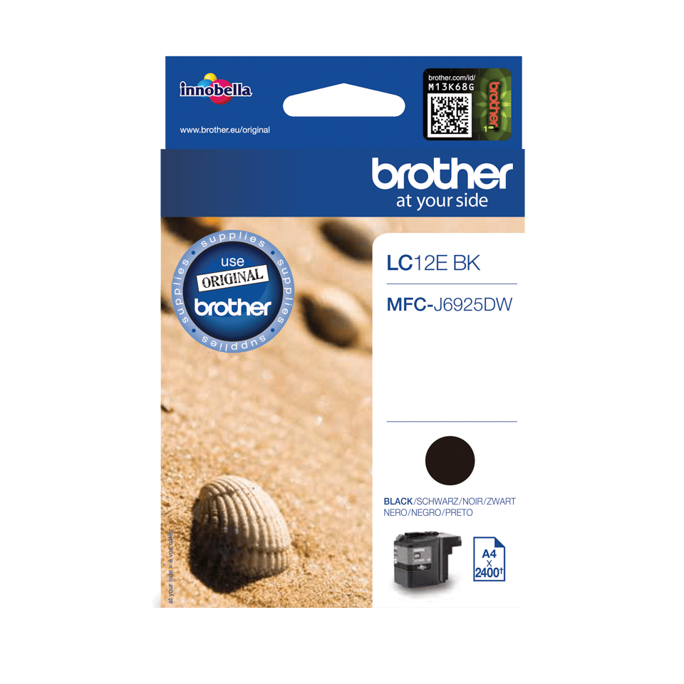 brother LC-12EBK schwarz Druckerpatrone