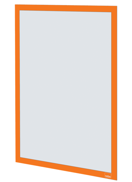 nobo Magnetrahmen selbstklebend orange A3, 2 St.