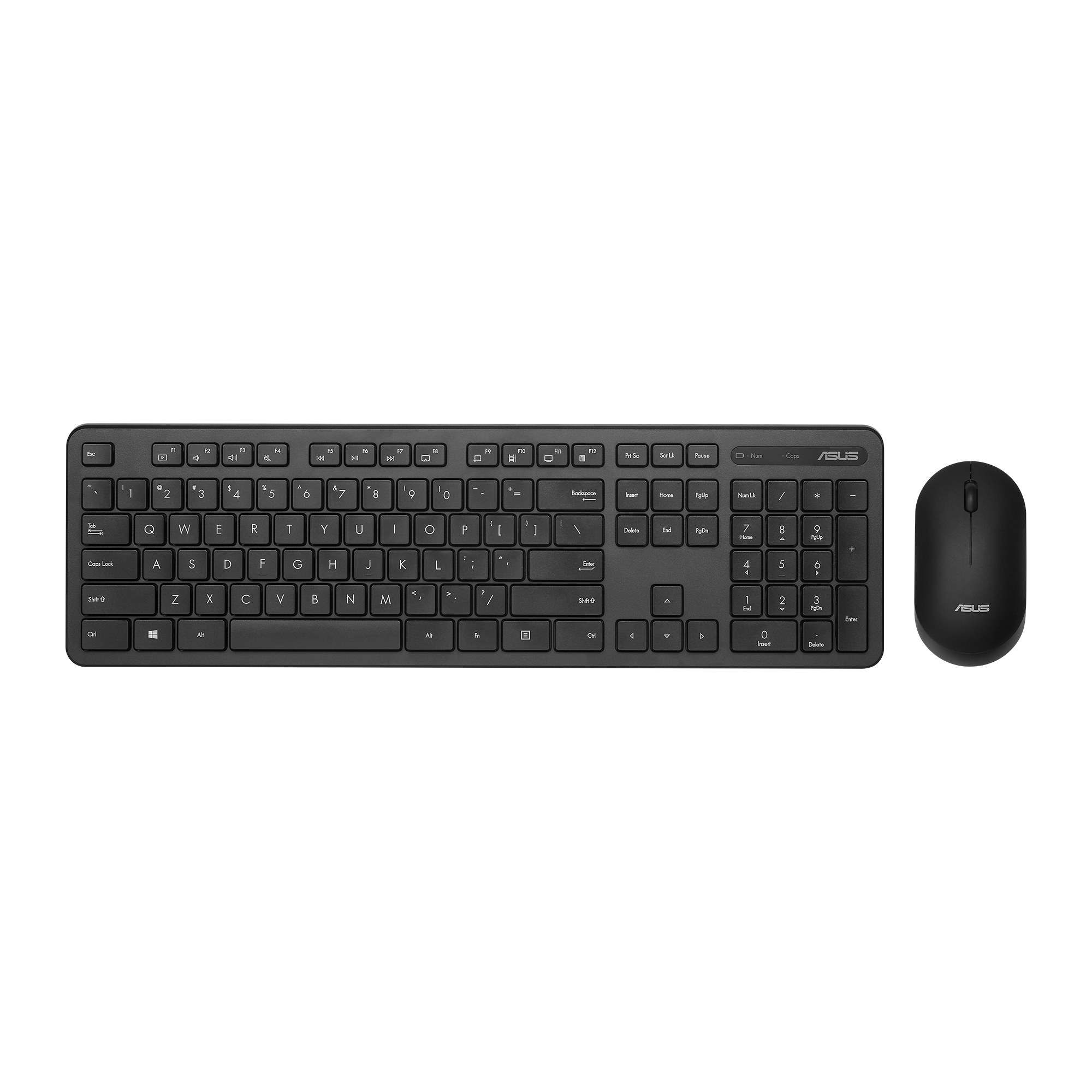 ASUS CW100 Tastatur-Maus-Set wireless schwarz