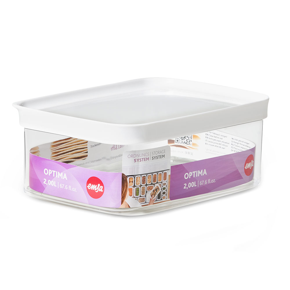 emsa Vorratsdose OPTIMA 9,1 cm hoch transparent 2,0 l, 1 St.