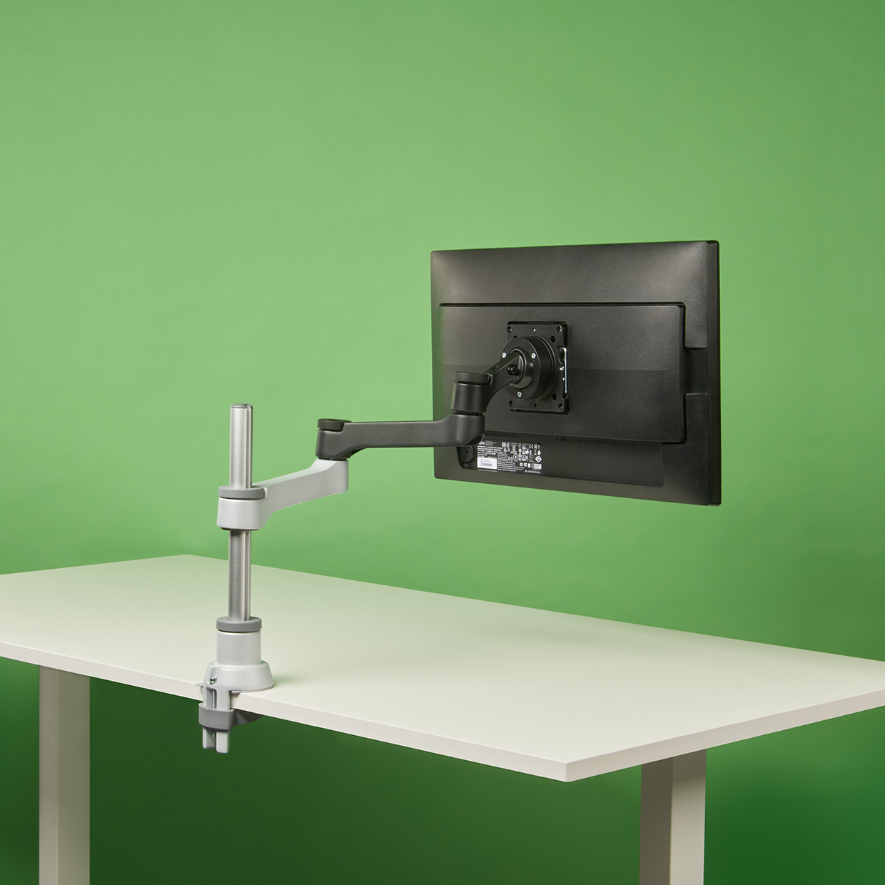 ZEPHER4 C2 MONITOR ARM TABLE 8KG BLACK/SILVER