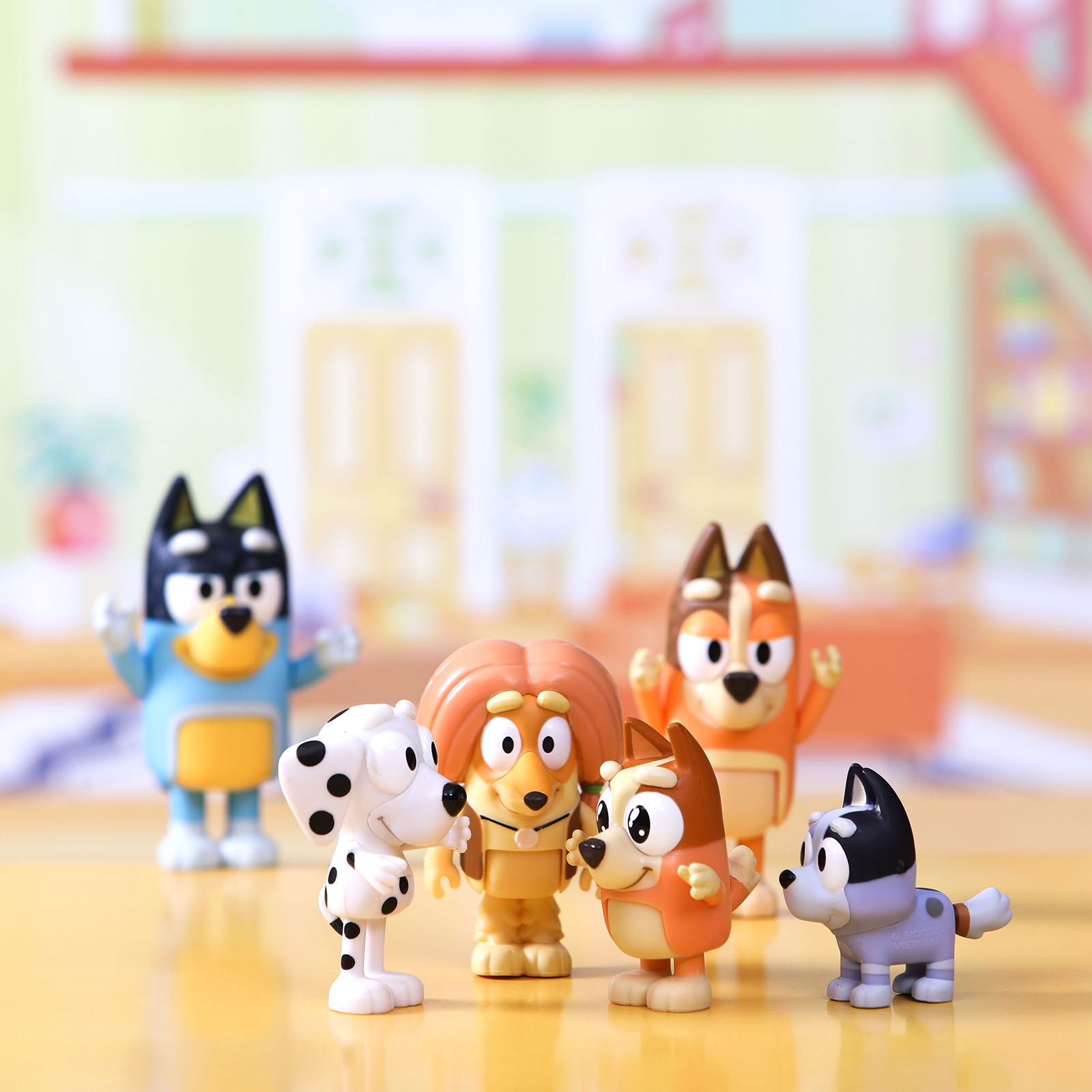 Bluey - 8-Figuren Mega-Pack, Spielgebäude