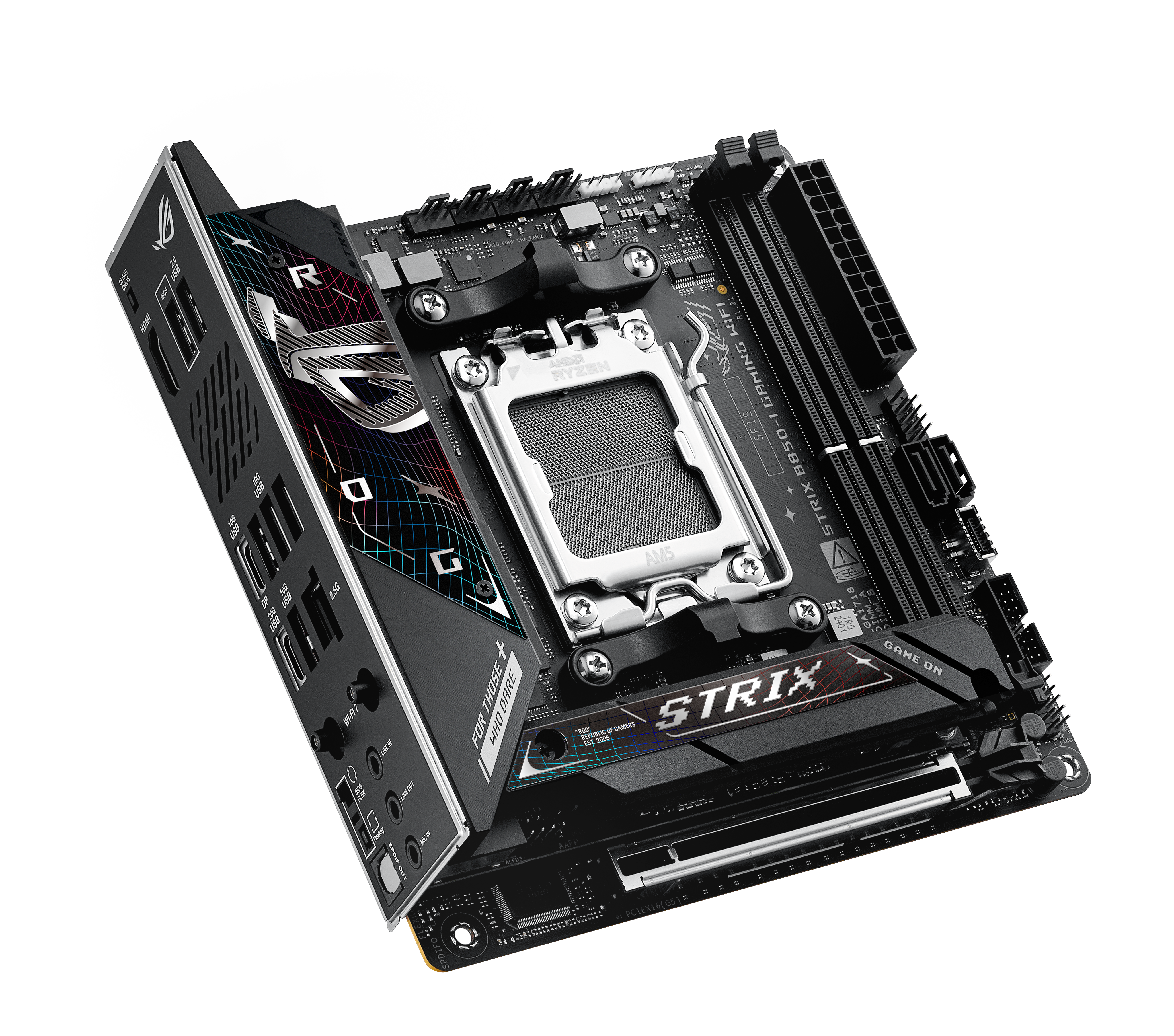 ASUS ROG STRIX B850-I GAMING WIFI AM5 DDR5 ATX MB 1xHDMI 2xM.2 2xSATA