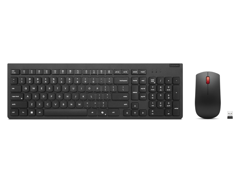 LENOVO Essential Wireless Combo Keyboard & Mouse Gen2 Black-German