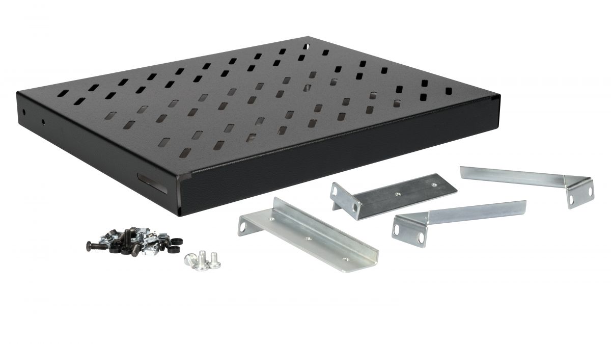Equip 19 Fachboden var. für Serverschränke 35cm 1U schwarz