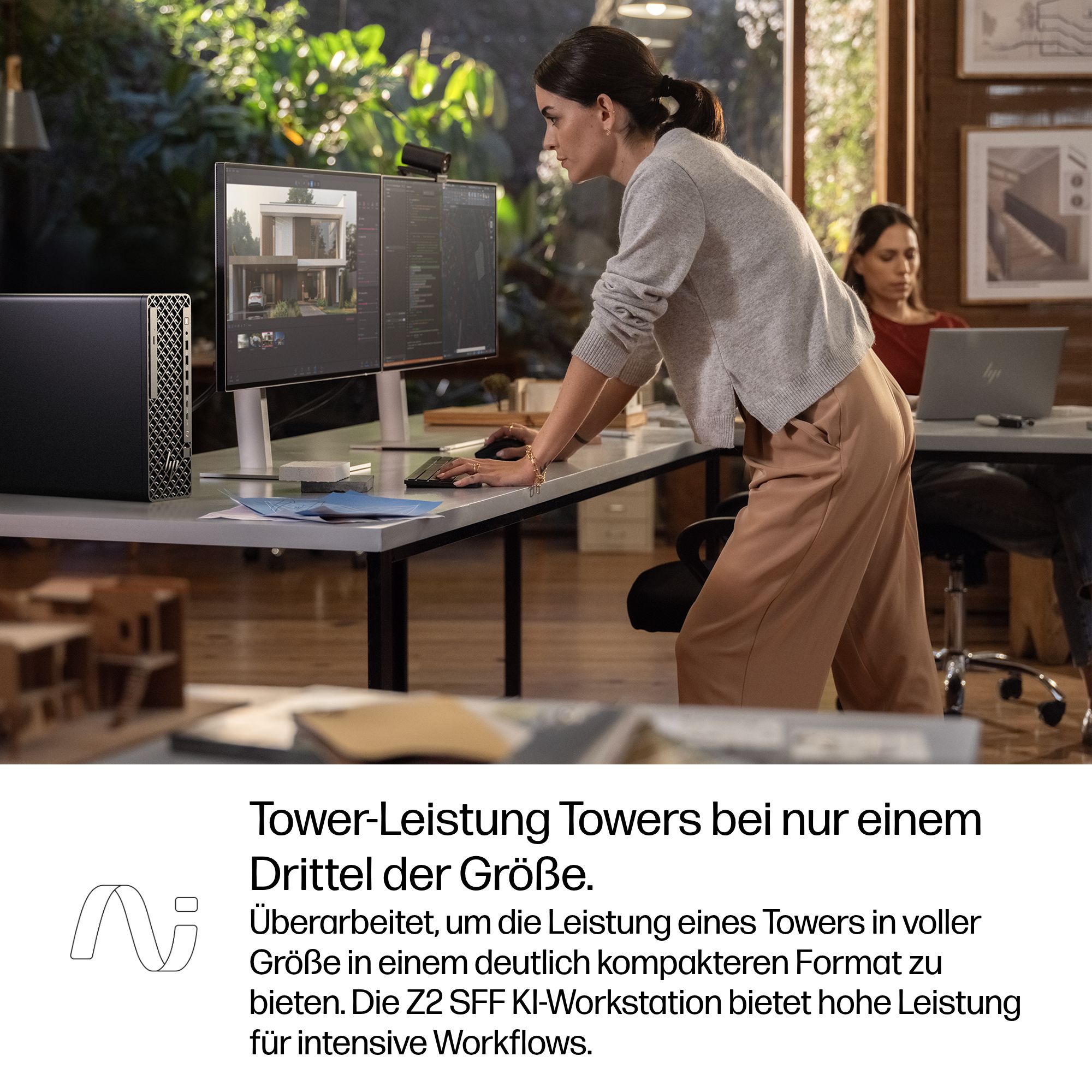 HP Z2 SFF G1i Intel Core Ultra 9 285K 64GB 1TB/SSD NVIDIA RTX PRO 4000 24GB W11P 1J Gar (DE)