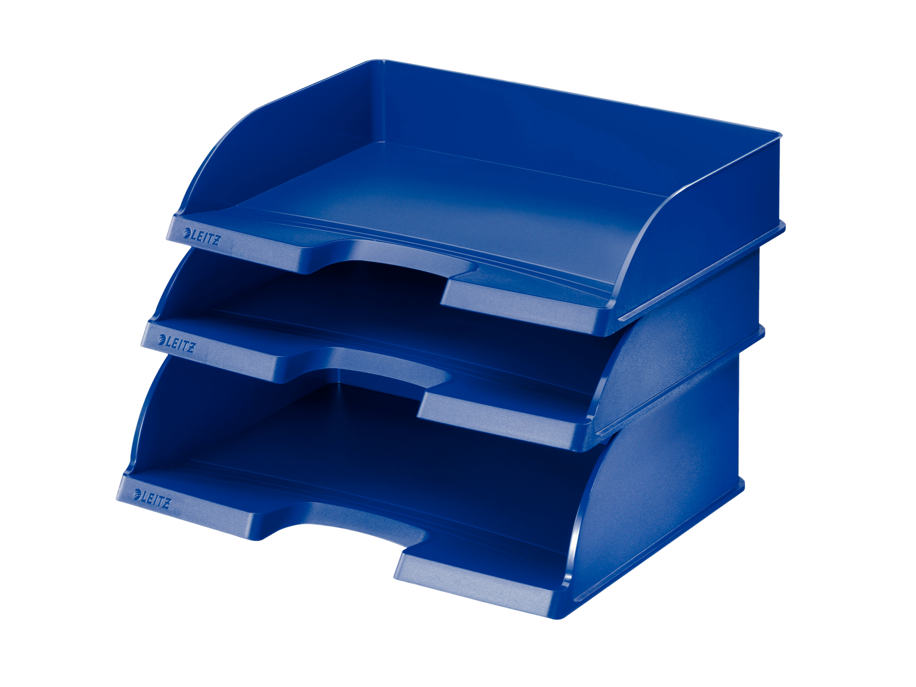 LEITZ Briefablage Jumbo quer Plus blau DIN A4, 1 St.