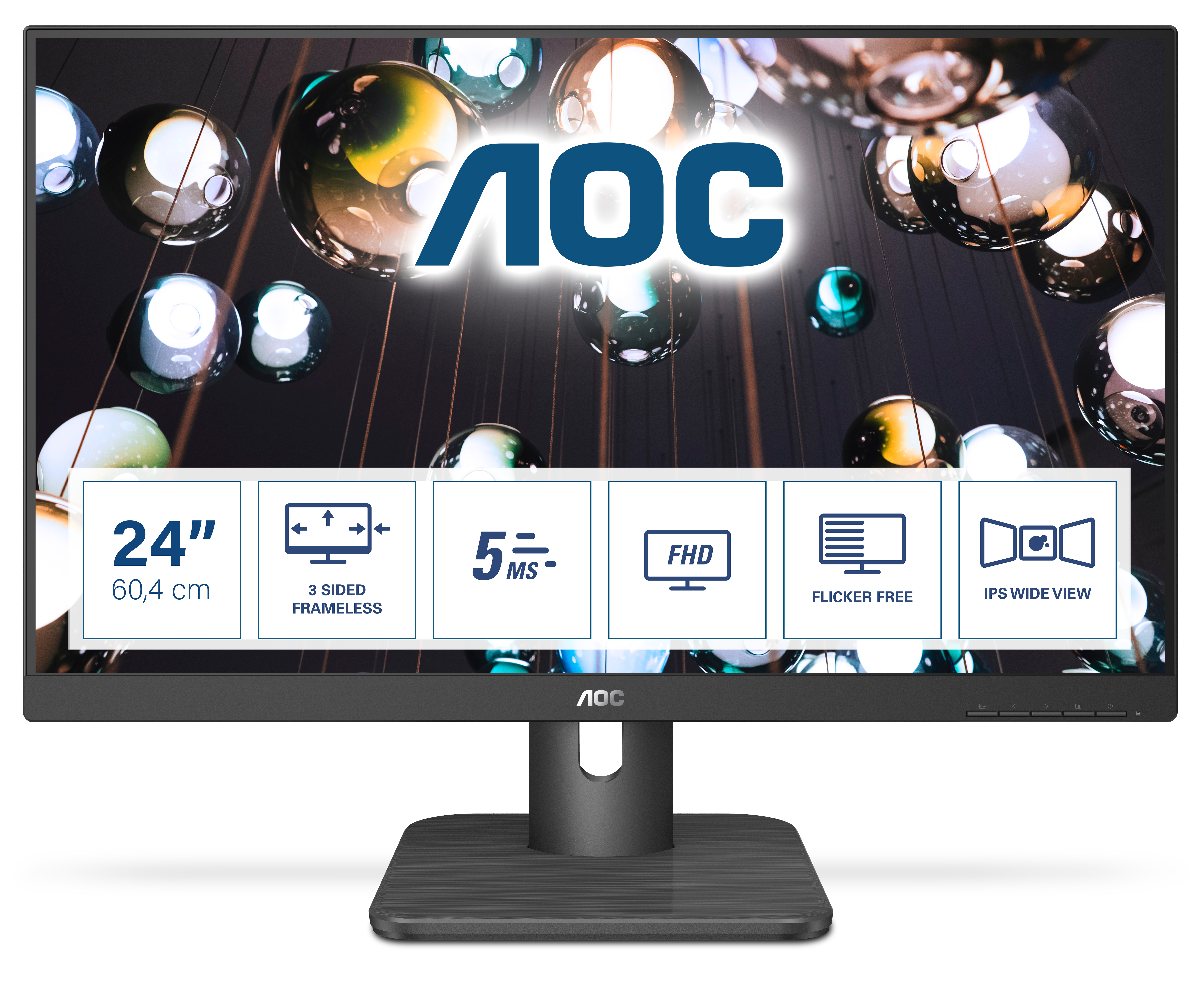 AOC 60,5cm (23,8) 24E1Q 16:09 HDMI+DP IPS 5ms