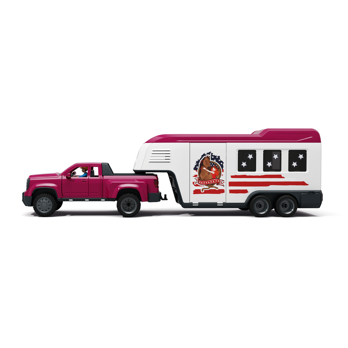 Horse Club Lakeside Truck mit Anhänger, Spielfahrzeug