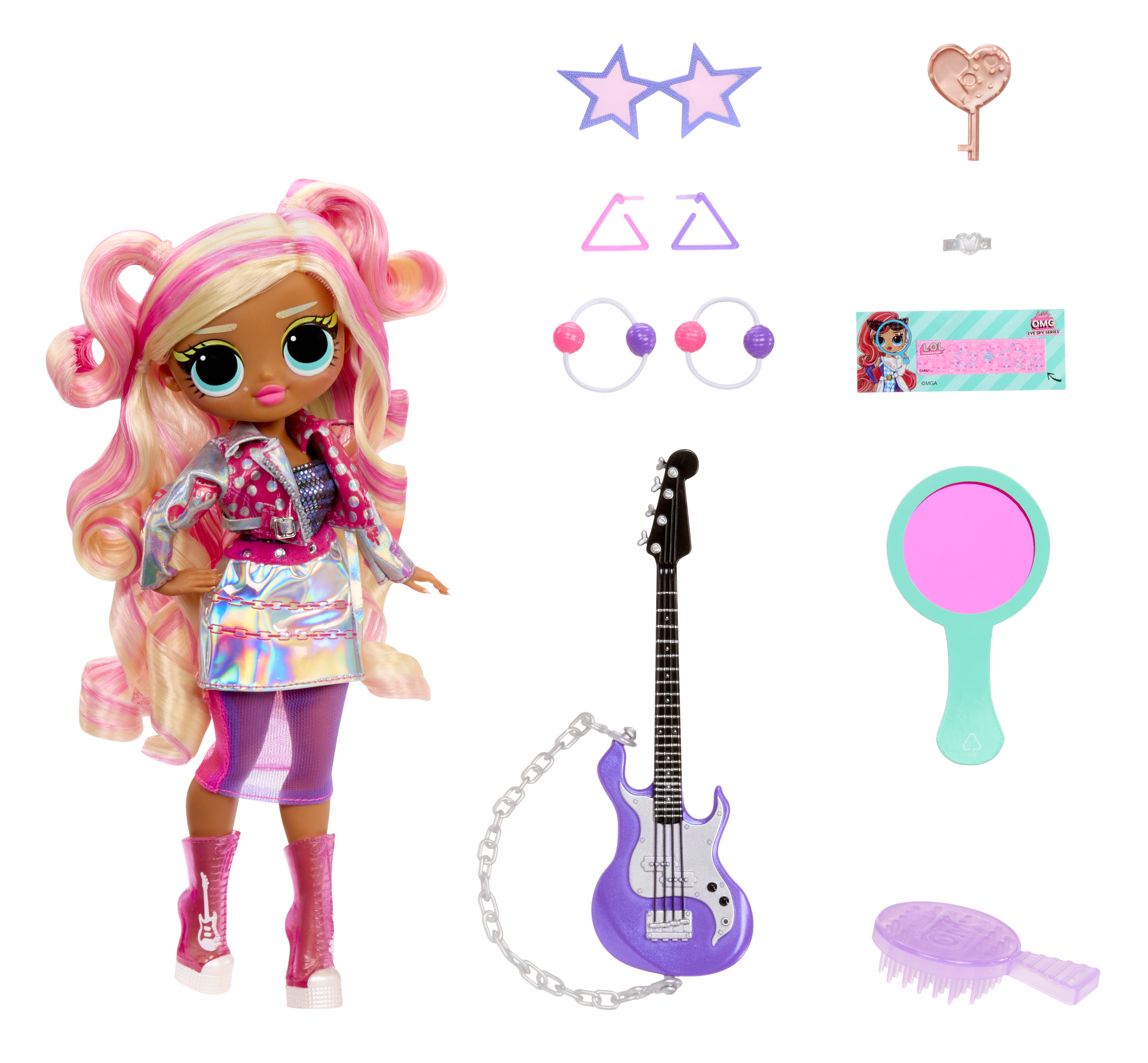 L.O.L. Surprise OMG Eye Spy - Rockstar, Puppe